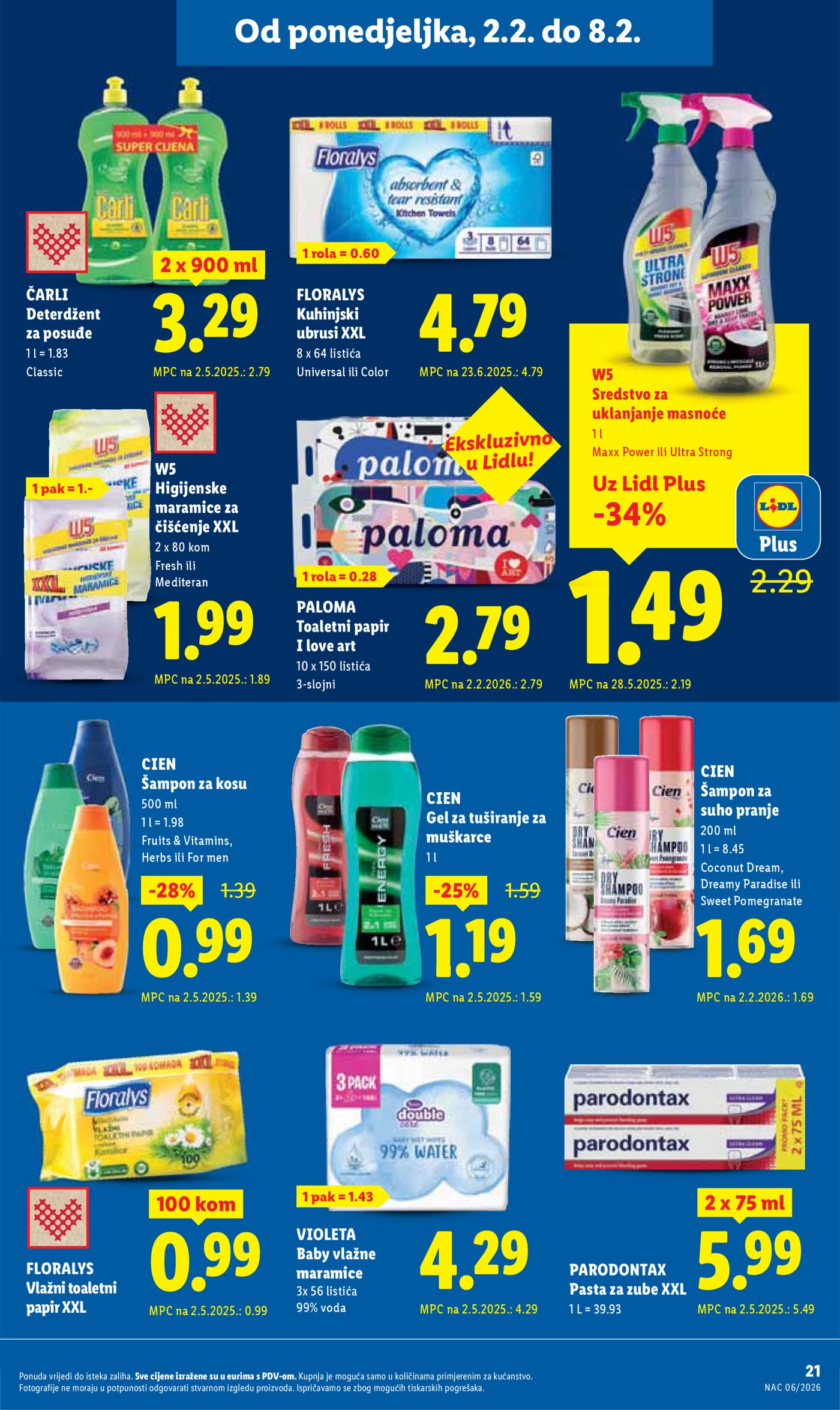 Lidl Super ponuda od ponedjeljka 02.02.-08.02.2026.
