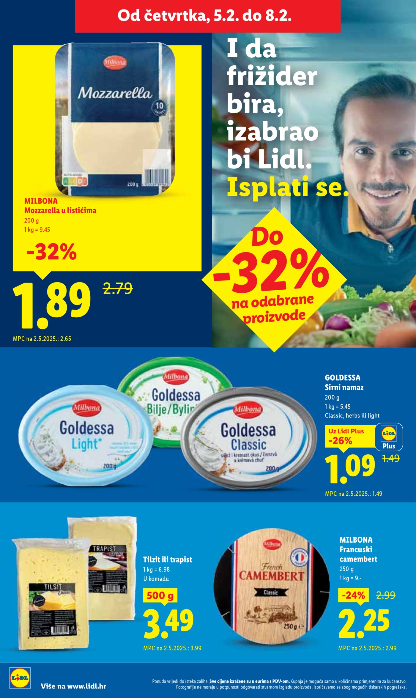 Lidl Super ponuda od ponedjeljka 02.02.-08.02.2026.