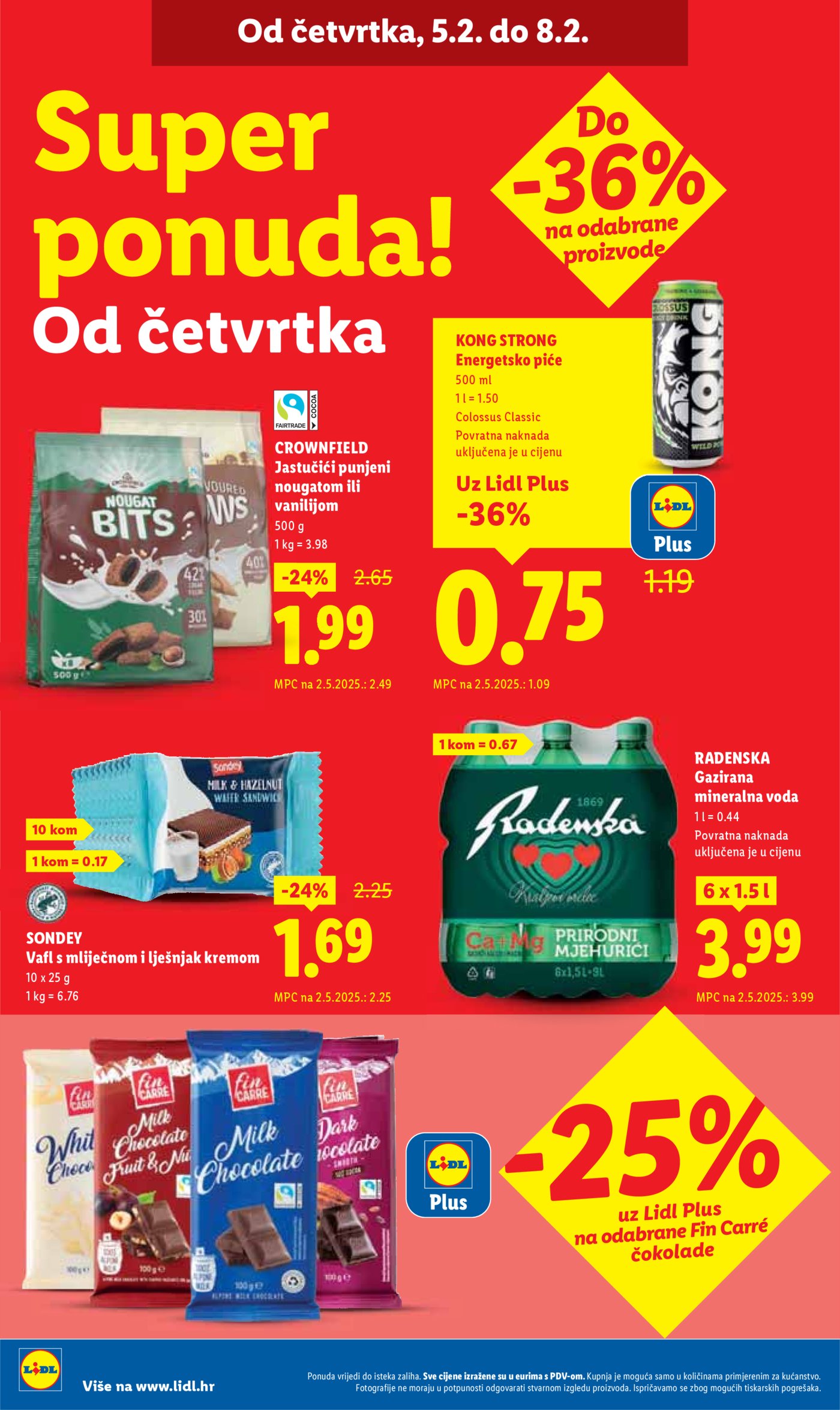 Lidl Super ponuda od ponedjeljka 02.02.-08.02.2026.