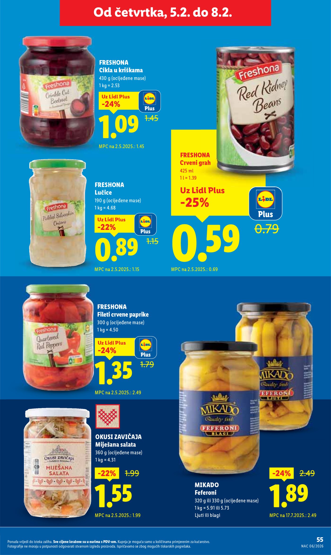 Lidl Super ponuda od ponedjeljka 02.02.-08.02.2026.