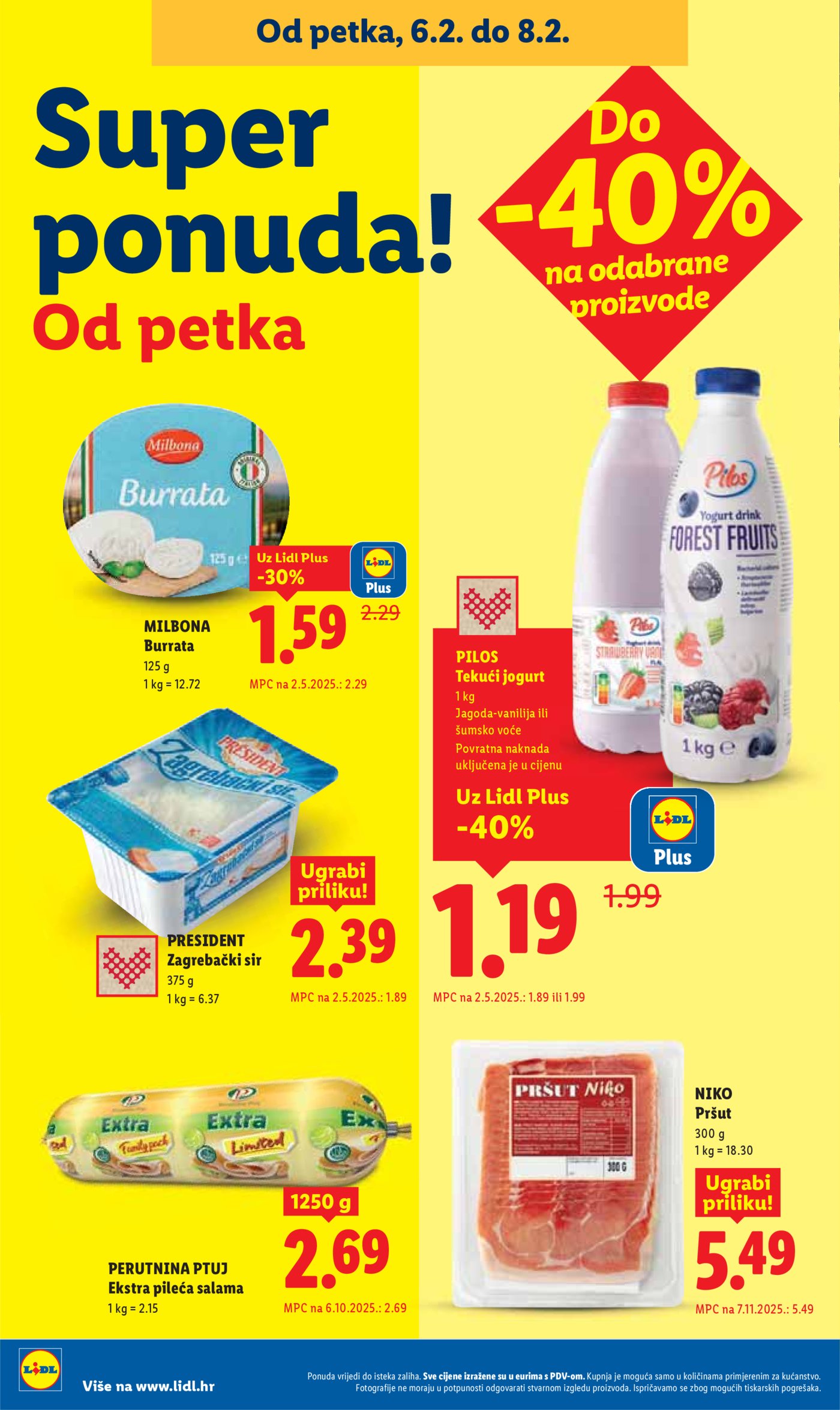 Lidl Super ponuda od ponedjeljka 02.02.-08.02.2026.