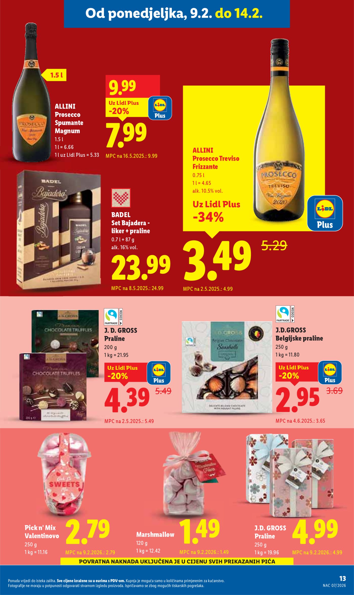 Lidl Super ponuda od ponedjeljka 09.02.-14.02.2026.