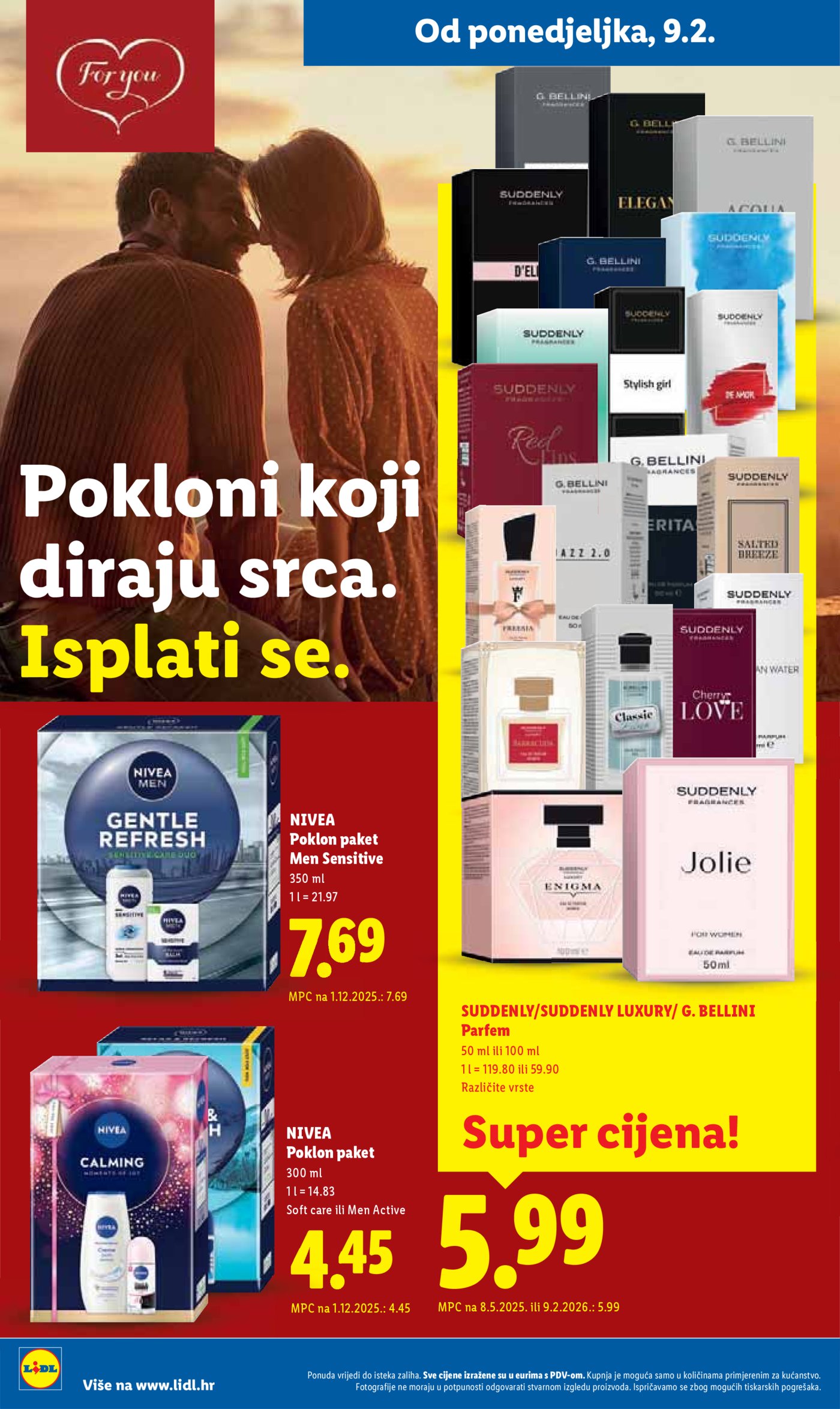Lidl Super ponuda od ponedjeljka 09.02.-14.02.2026.
