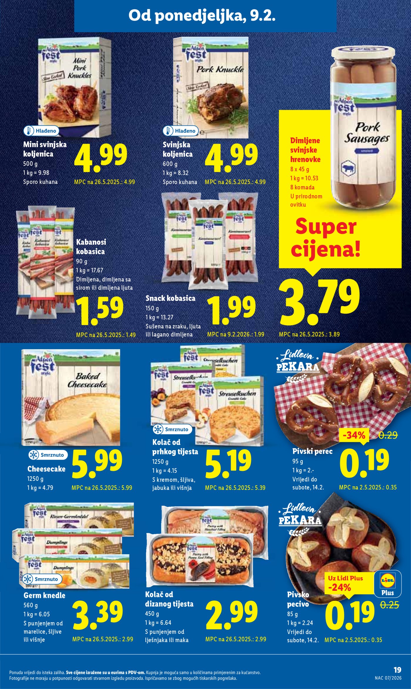 Lidl Super ponuda od ponedjeljka 09.02.-14.02.2026.