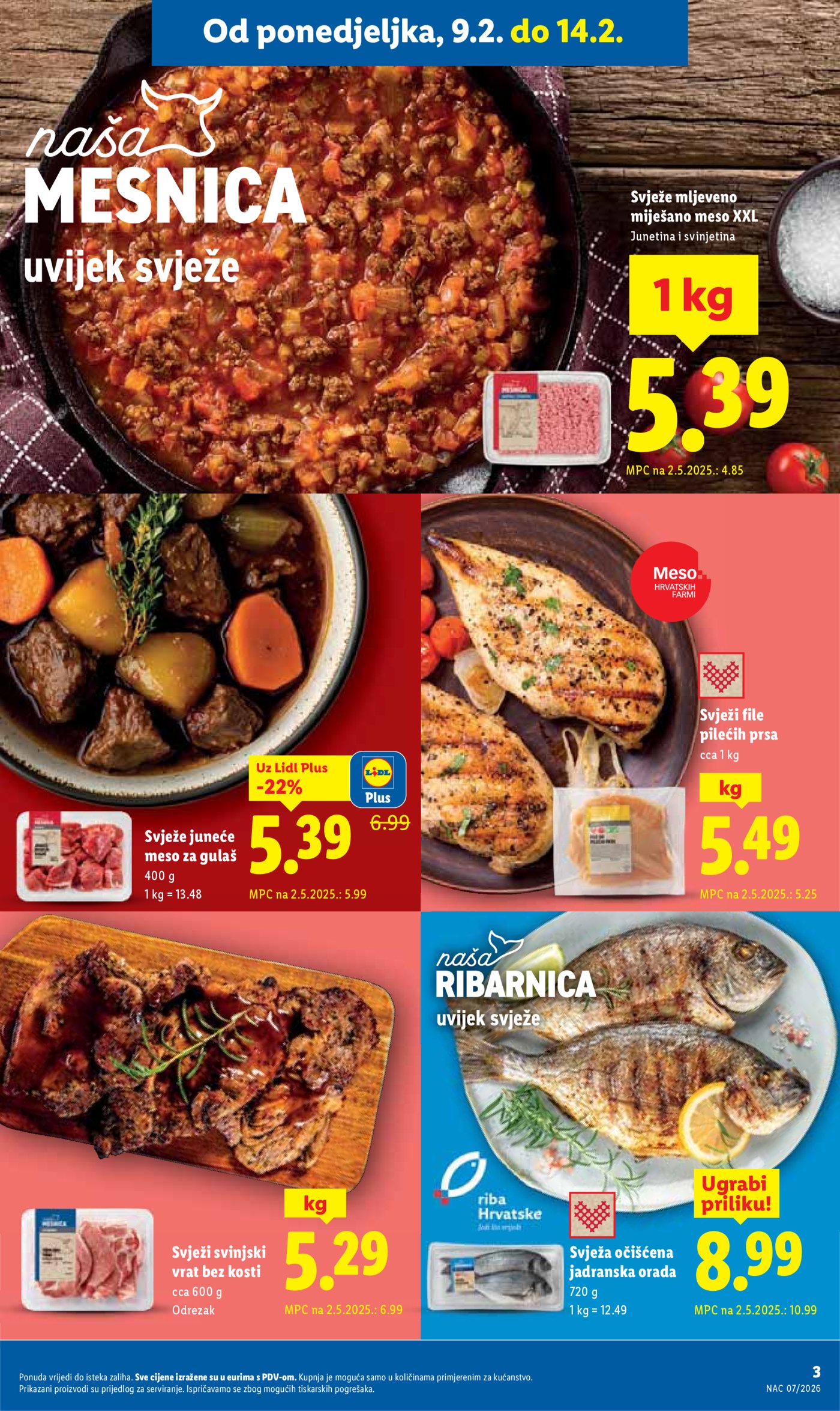 Lidl Super ponuda od ponedjeljka 09.02.-14.02.2026.