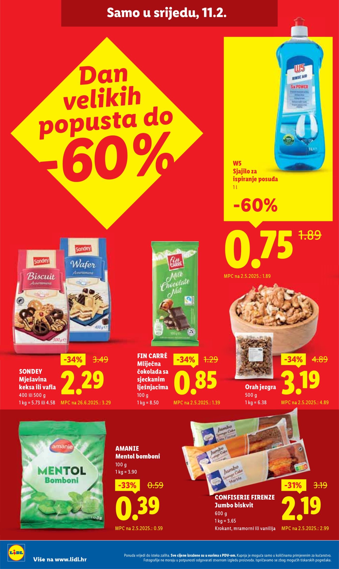 Lidl Super ponuda od ponedjeljka 09.02.-14.02.2026.