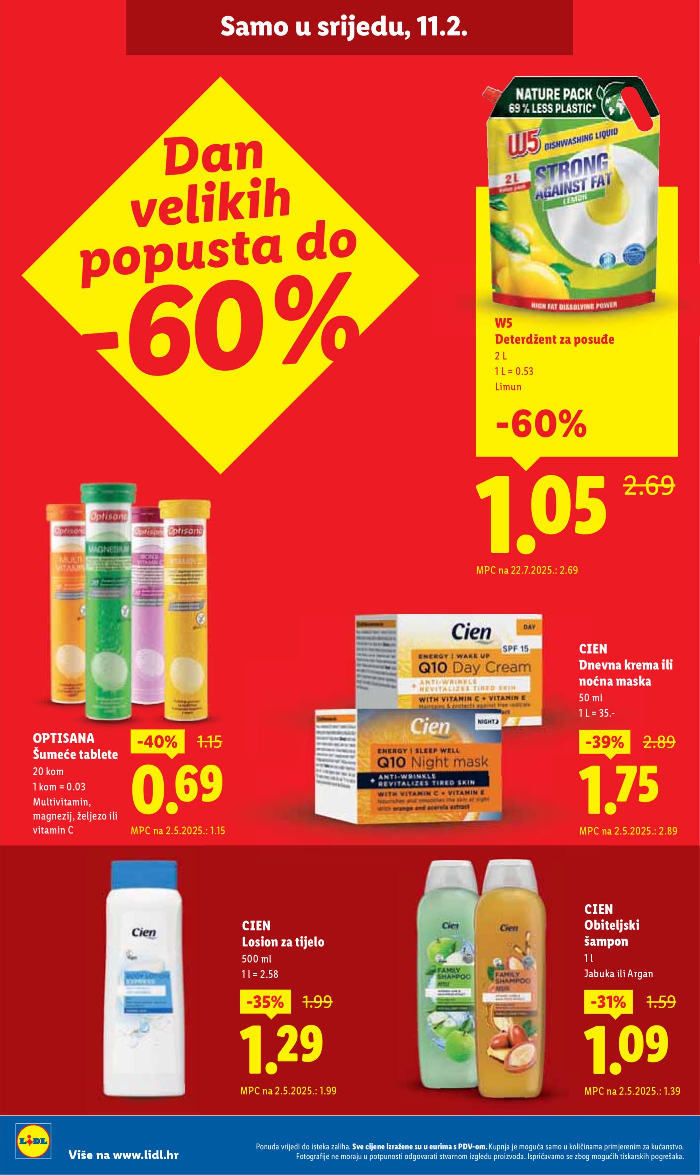 Lidl Super ponuda od ponedjeljka 09.02.-14.02.2026.