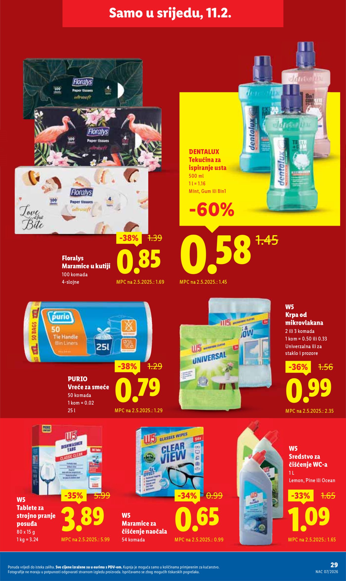 Lidl Super ponuda od ponedjeljka 09.02.-14.02.2026.