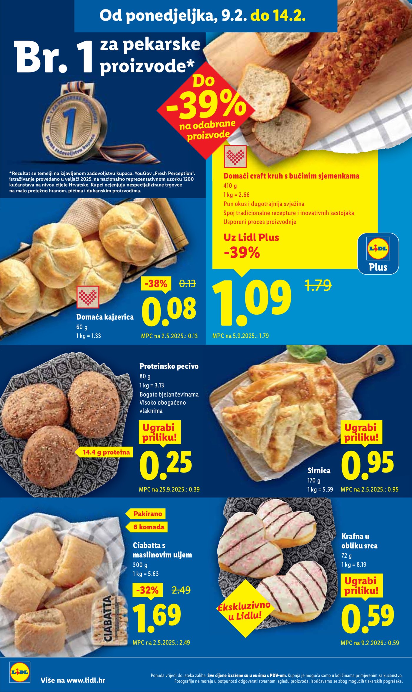 Lidl Super ponuda od ponedjeljka 09.02.-14.02.2026.