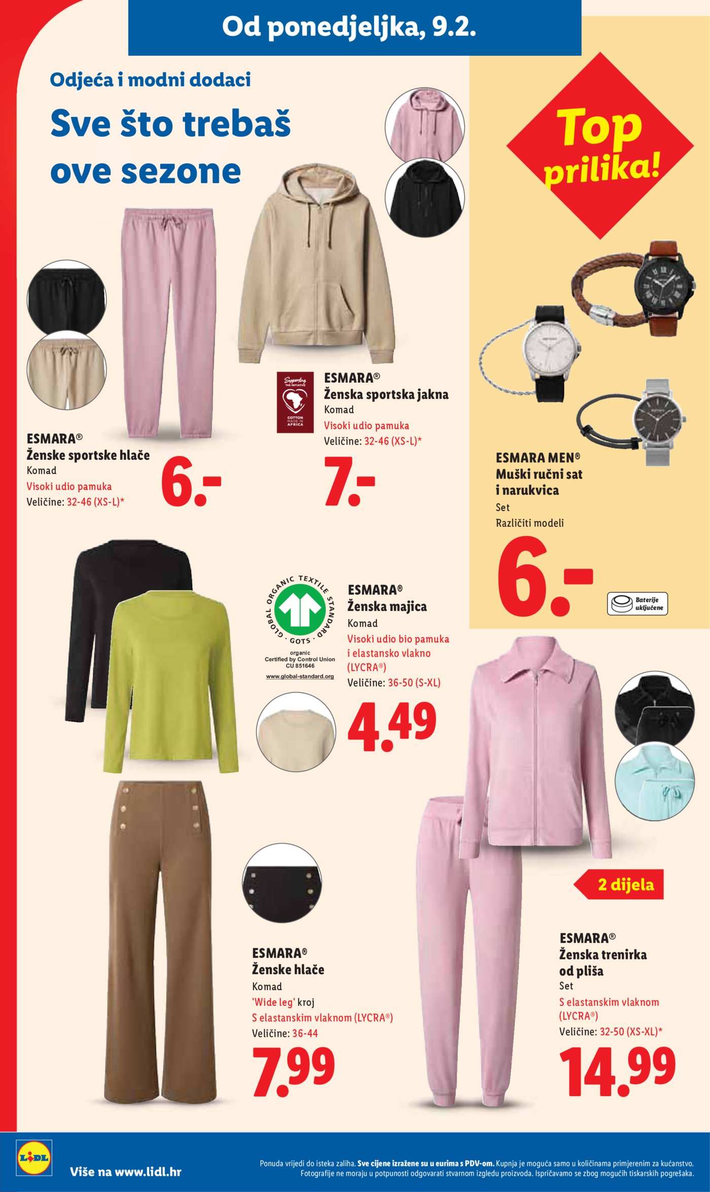 Lidl Super ponuda od ponedjeljka 09.02.-14.02.2026.
