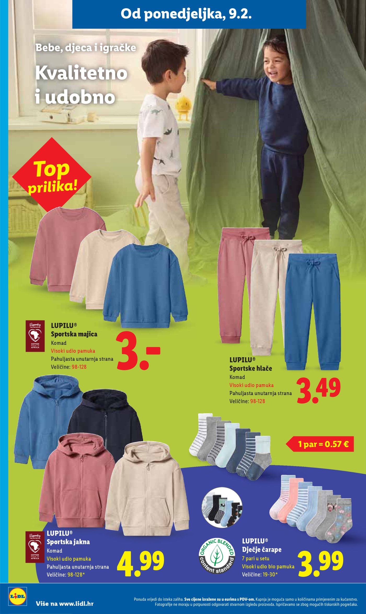 Lidl Super ponuda od ponedjeljka 09.02.-14.02.2026.