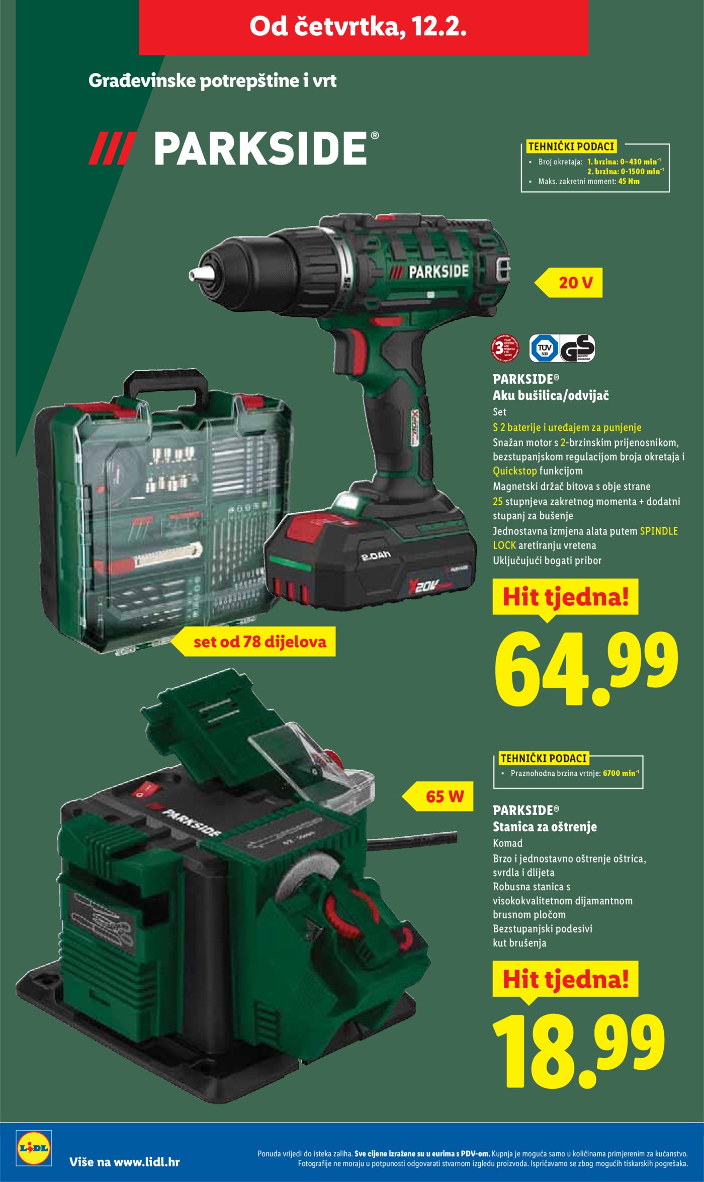 Lidl Super ponuda od ponedjeljka 09.02.-14.02.2026.