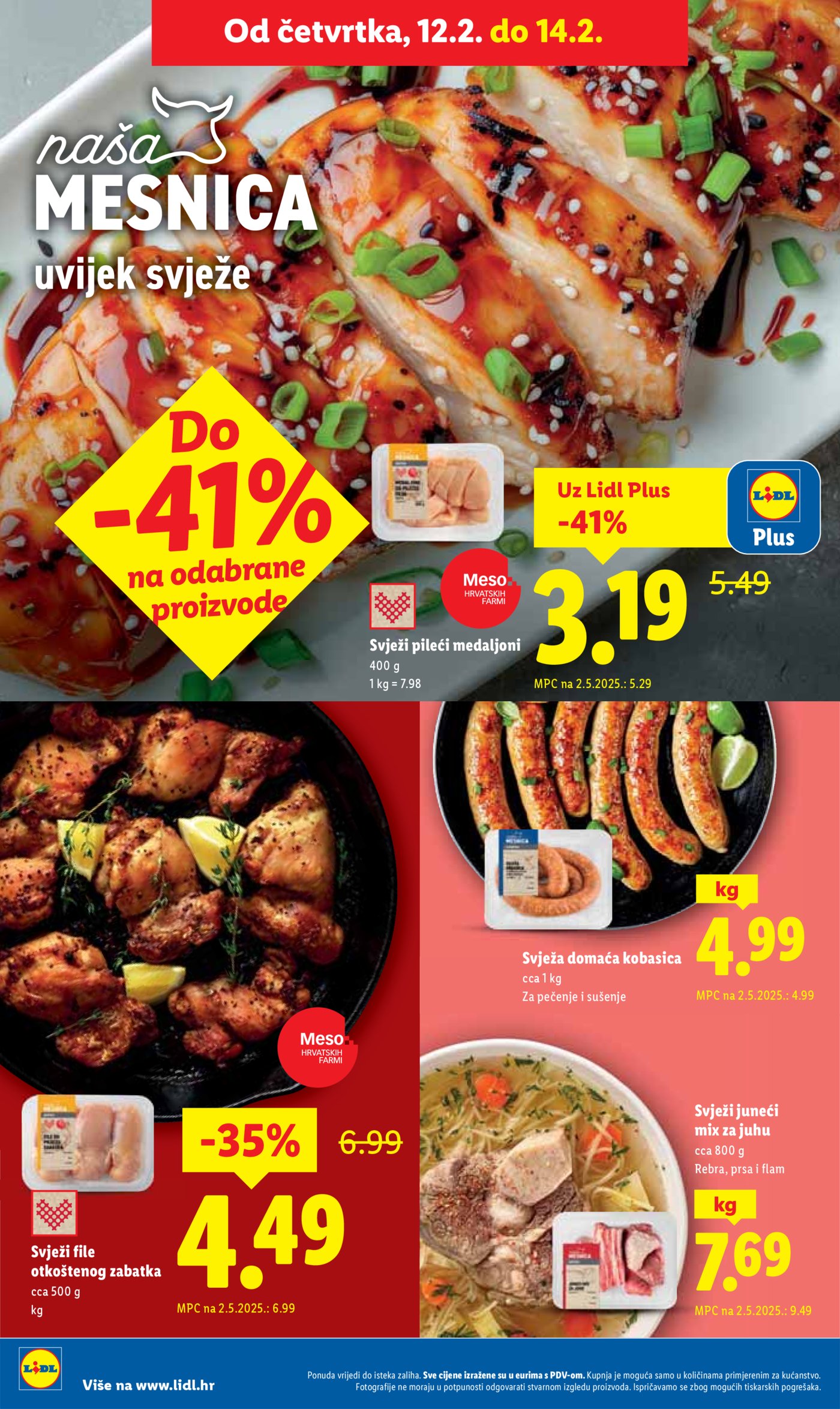 Lidl Super ponuda od ponedjeljka 09.02.-14.02.2026.