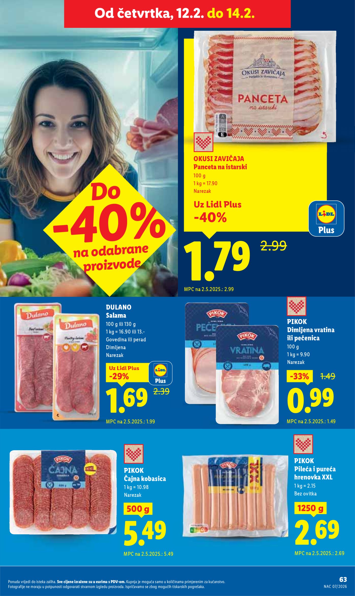 Lidl Super ponuda od ponedjeljka 09.02.-14.02.2026.