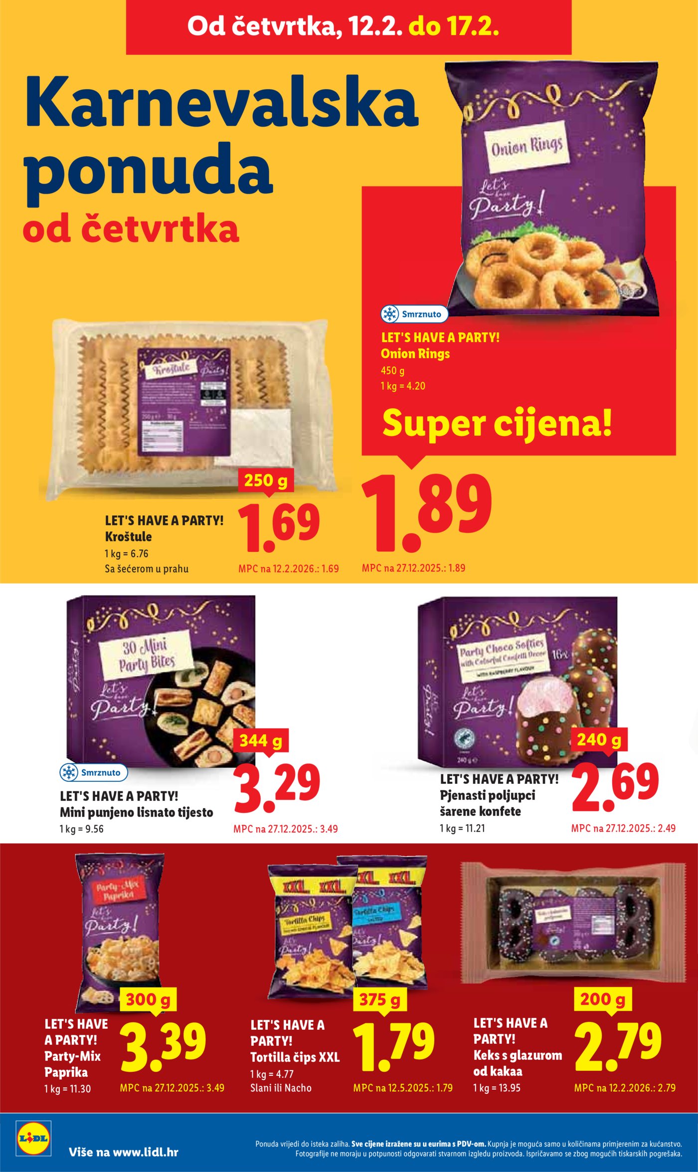 Lidl Super ponuda od ponedjeljka 09.02.-14.02.2026.
