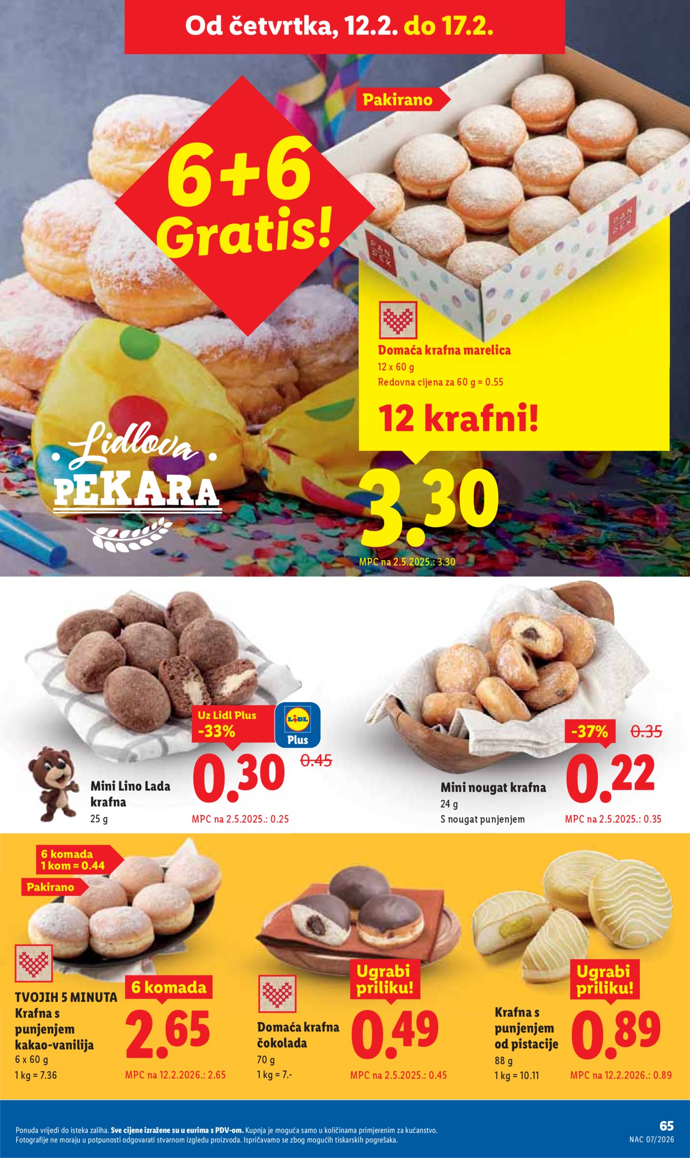 Lidl Super ponuda od ponedjeljka 09.02.-14.02.2026.