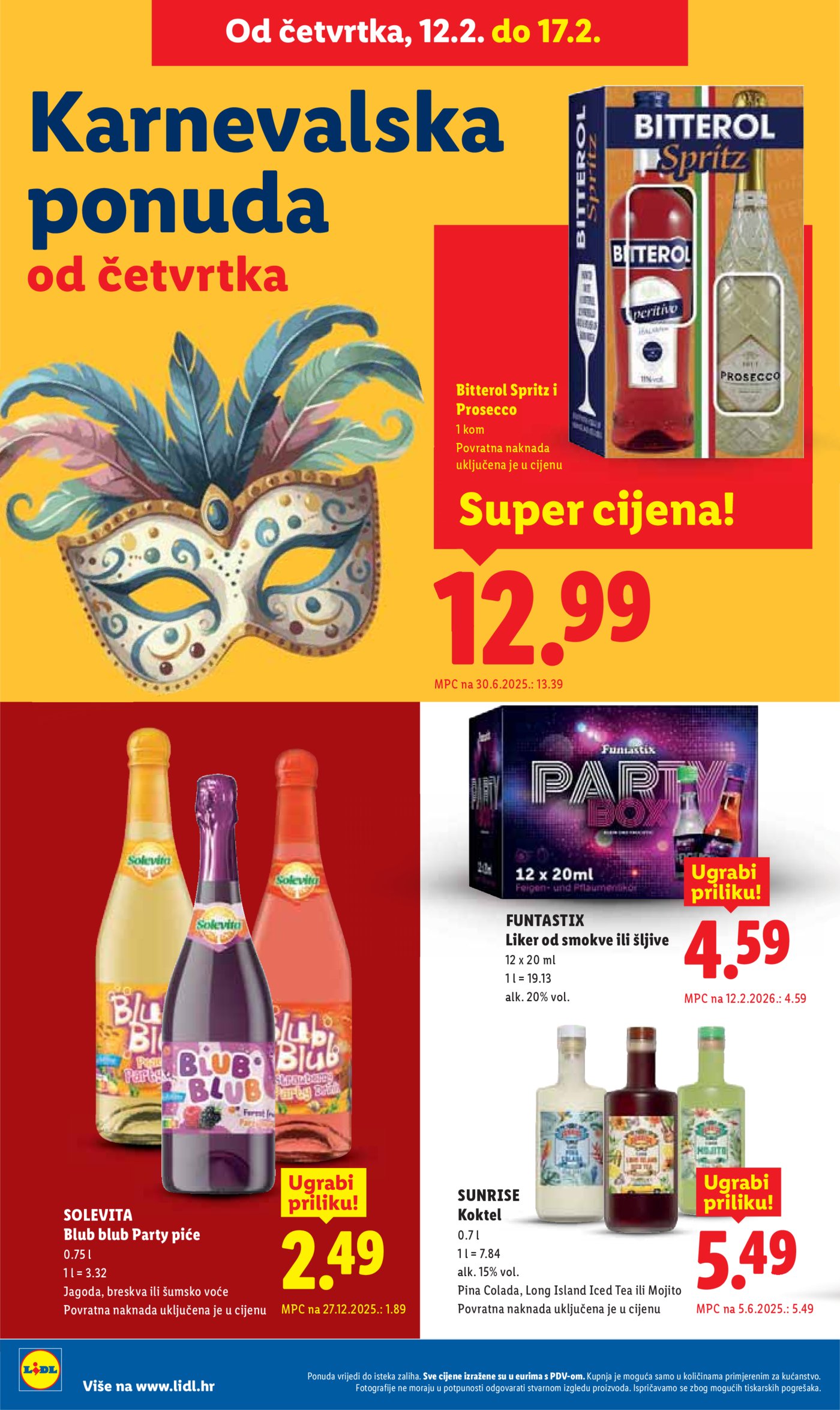 Lidl Super ponuda od ponedjeljka 09.02.-14.02.2026.