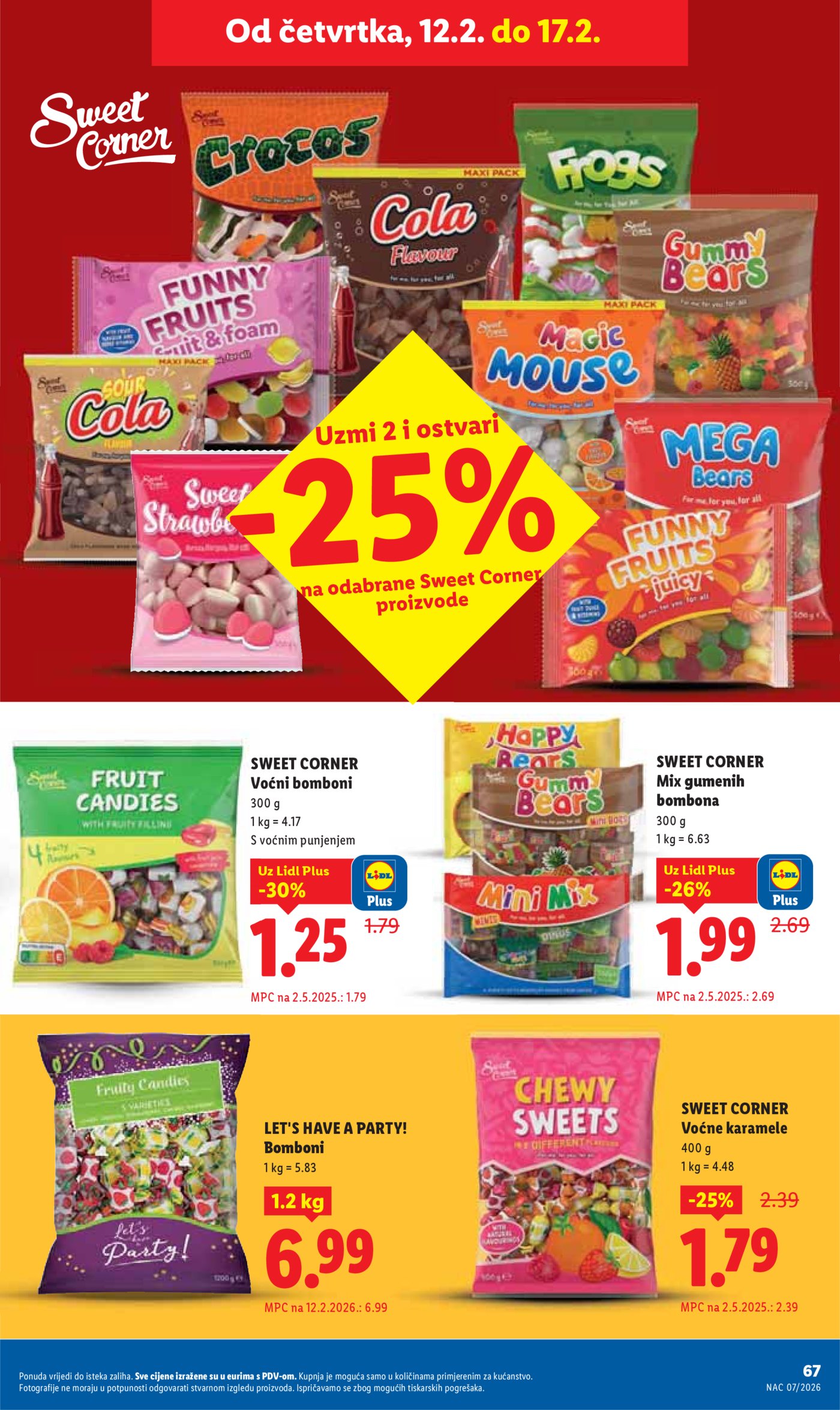 Lidl Super ponuda od ponedjeljka 09.02.-14.02.2026.