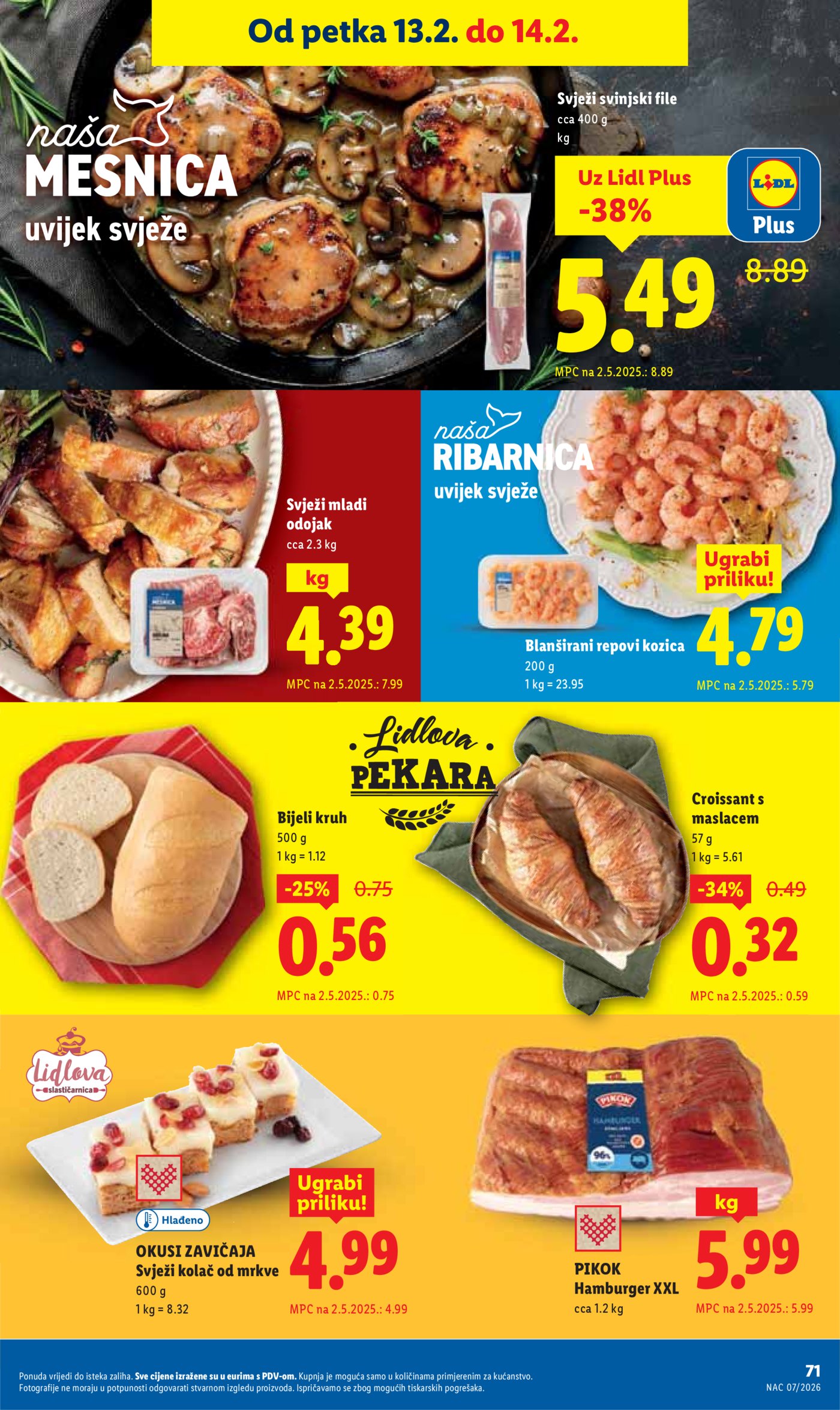 Lidl Super ponuda od ponedjeljka 09.02.-14.02.2026.
