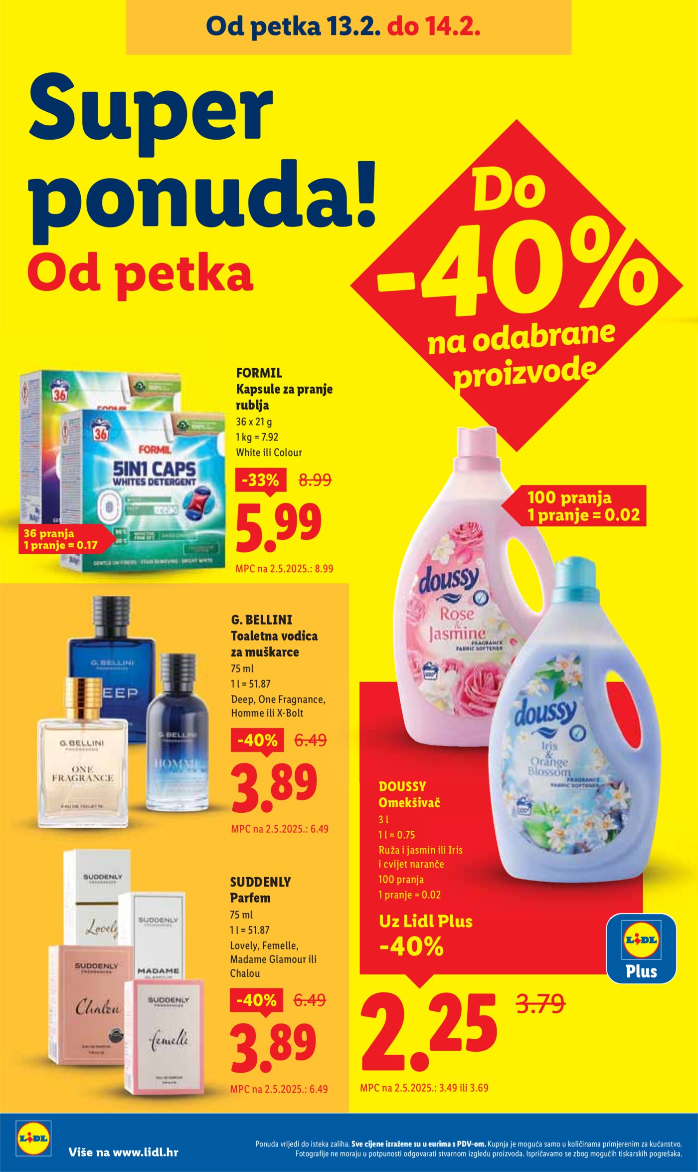Lidl Super ponuda od ponedjeljka 09.02.-14.02.2026.