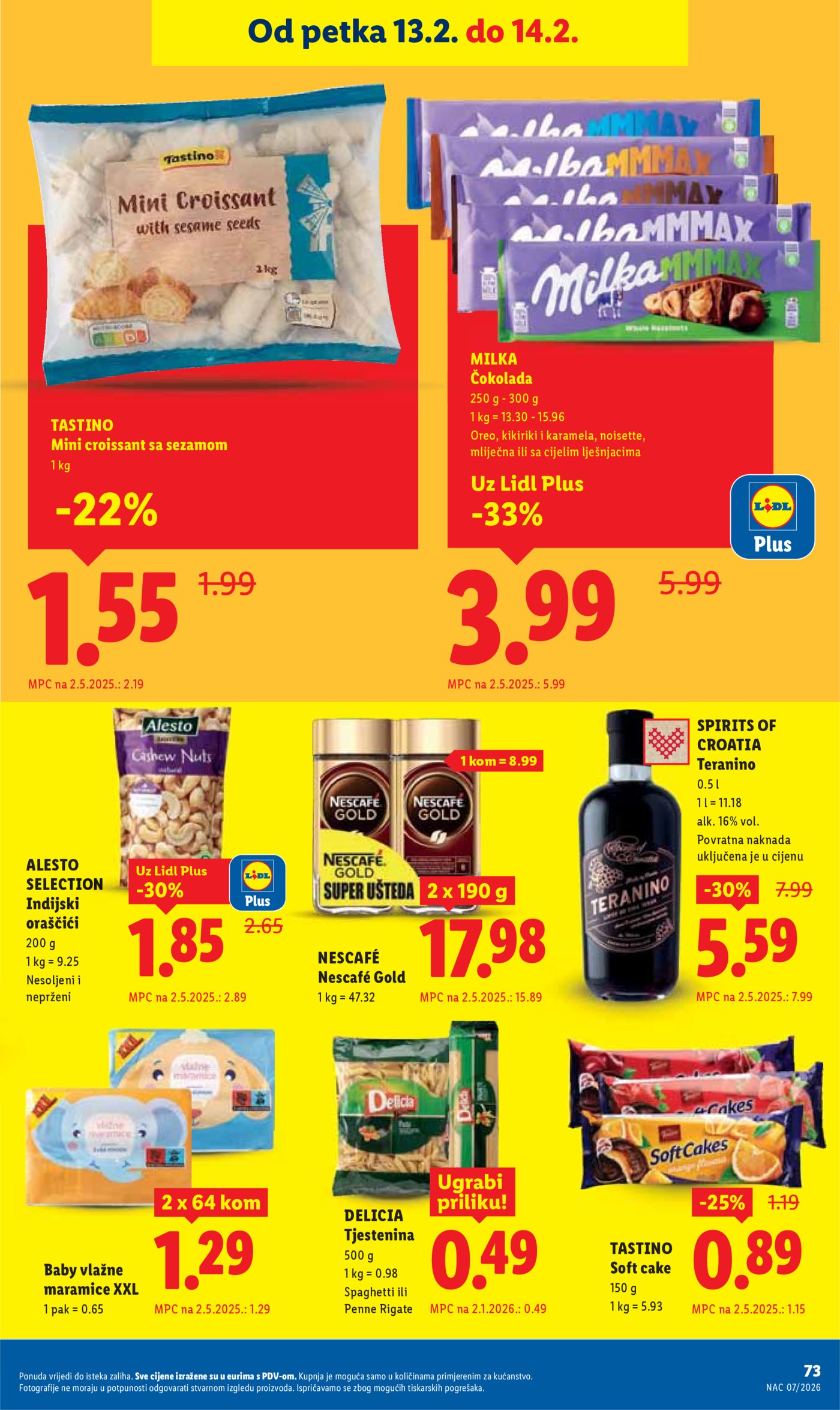 Lidl Super ponuda od ponedjeljka 09.02.-14.02.2026.
