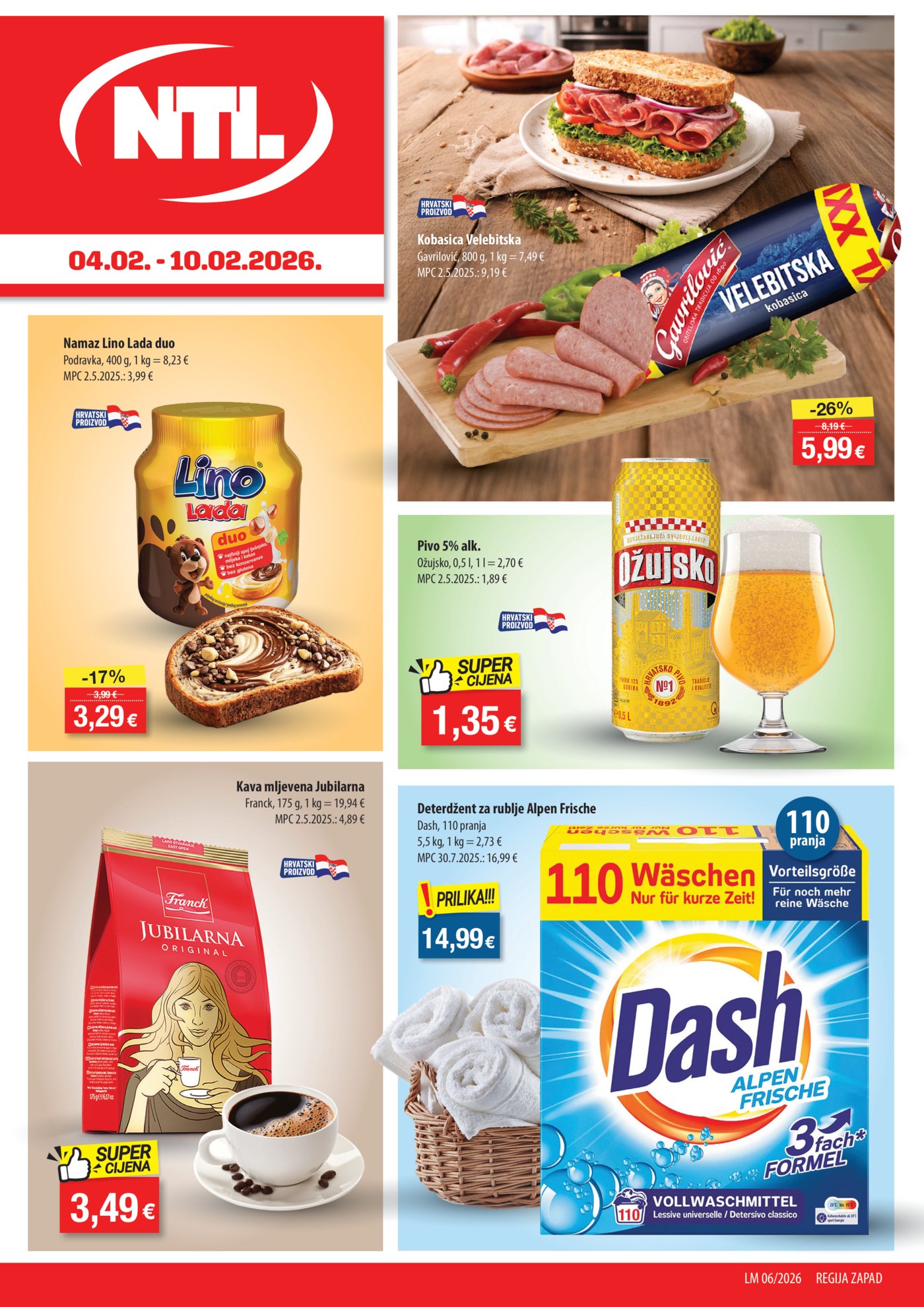 NTL katalog Akcija 04.02.-10.02.2026. Zapad