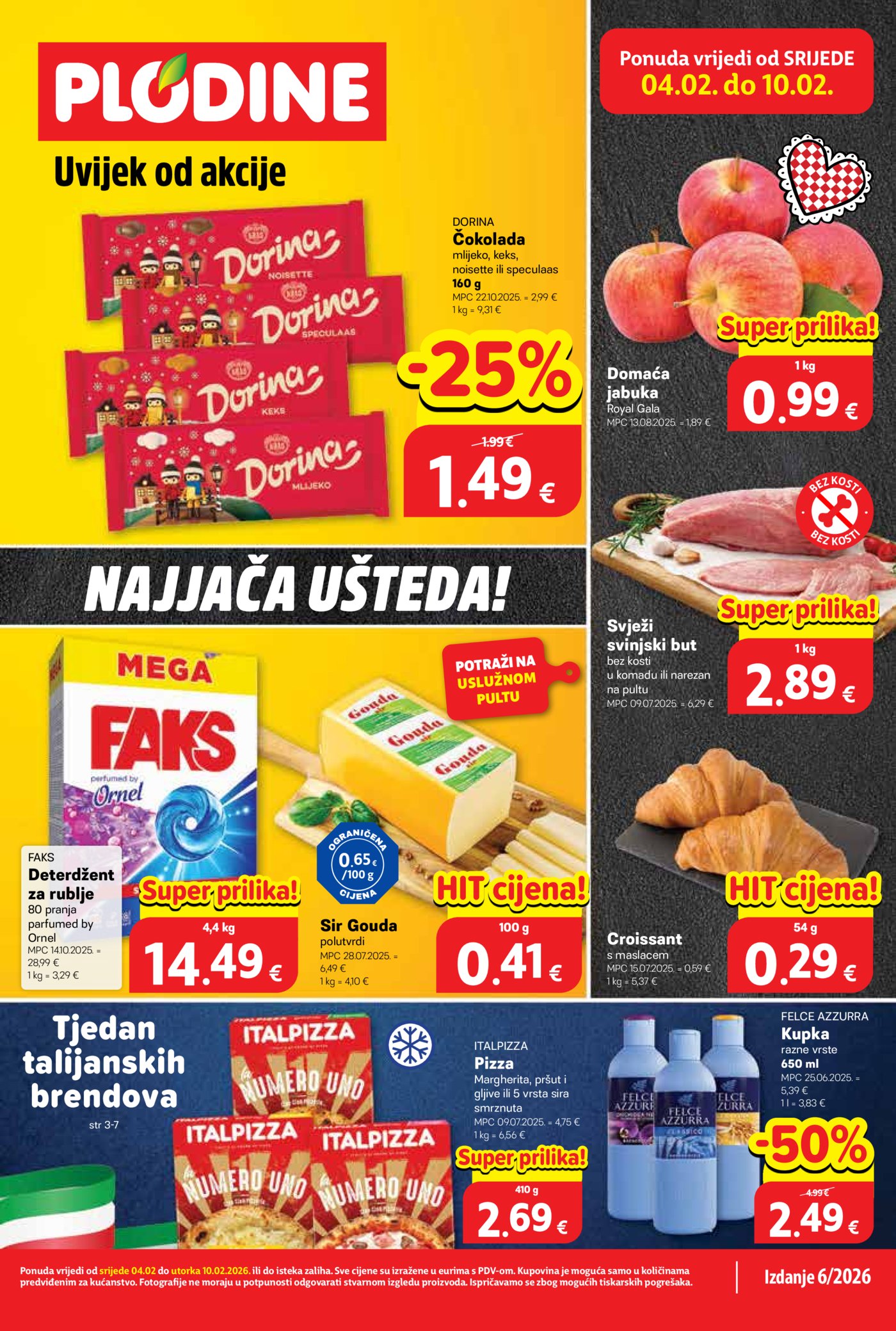 Plodine katalog Akcija 04.02.-10.02. 2026.