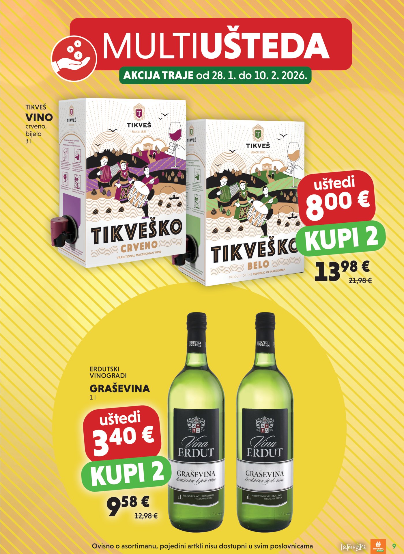 Studenac multiušteda 28.01.-10.02.2026.