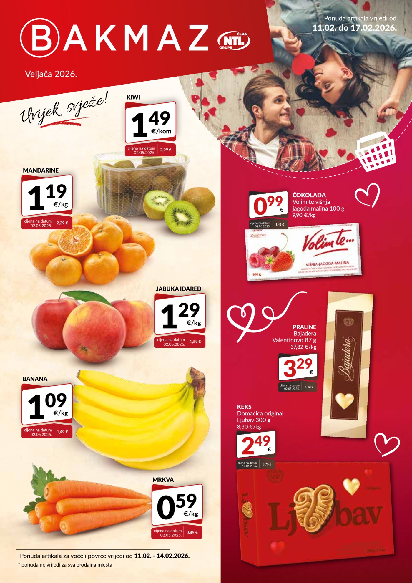 Bakmaz katalog Akcija 11.02.-17.02.2026.