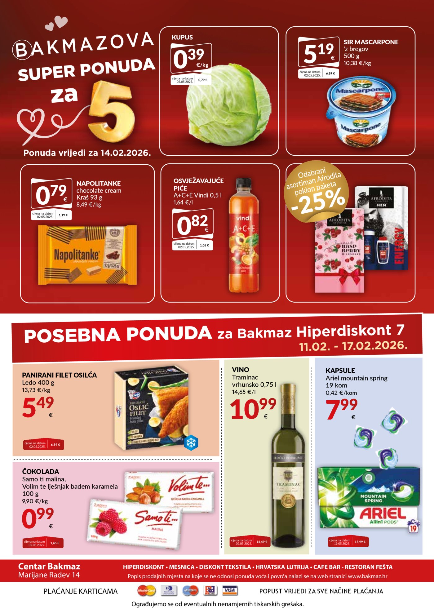 Bakmaz katalog Akcija 11.02.-17.02.2026.