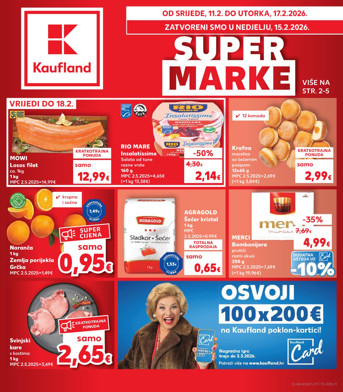 Kaufland katalog Akcija 11.02.-.17.02.2026. Odabrane poslovnice