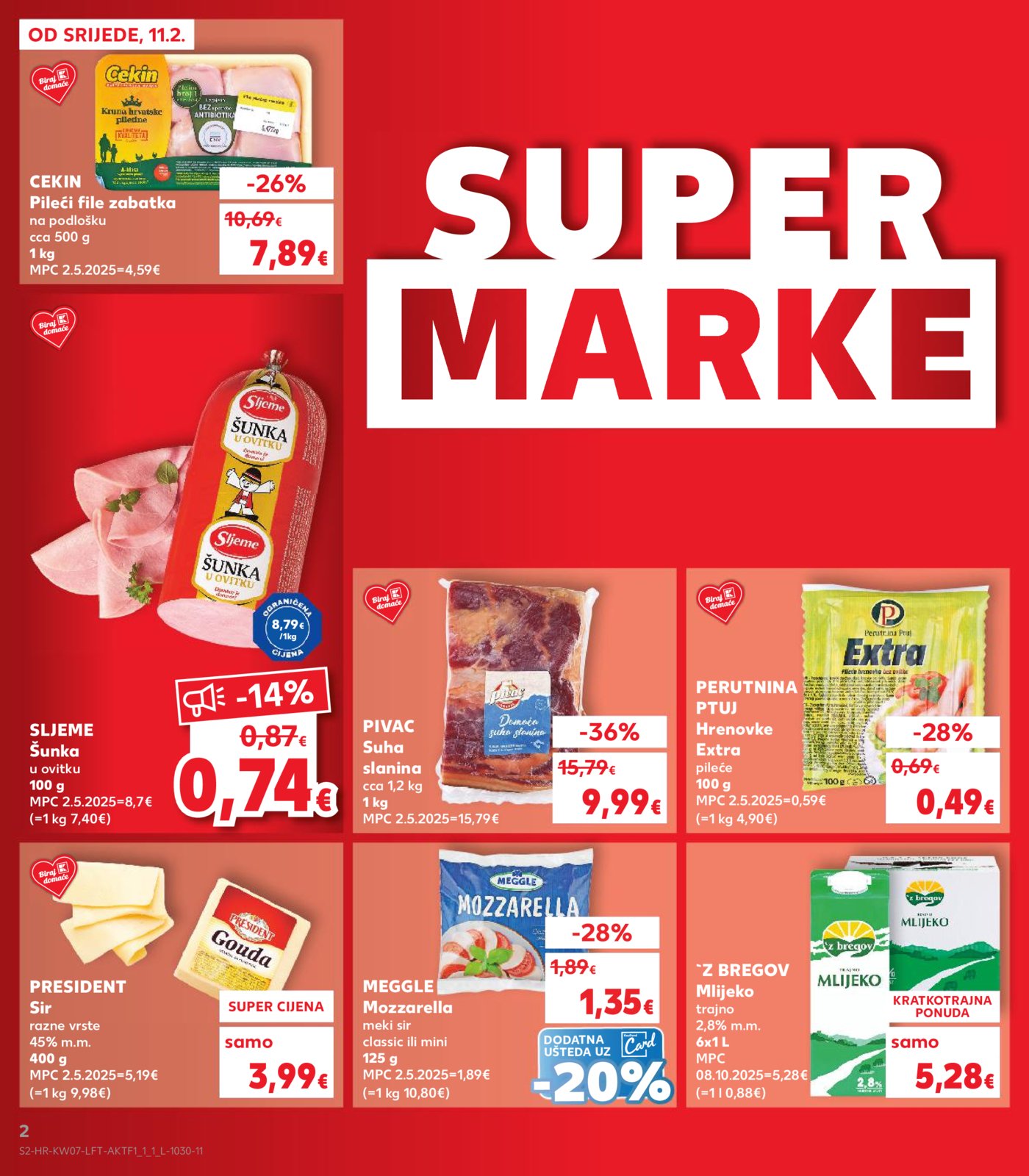 Kaufland katalog Akcija 11.02.-.17.02.2026. Odabrane poslovnice