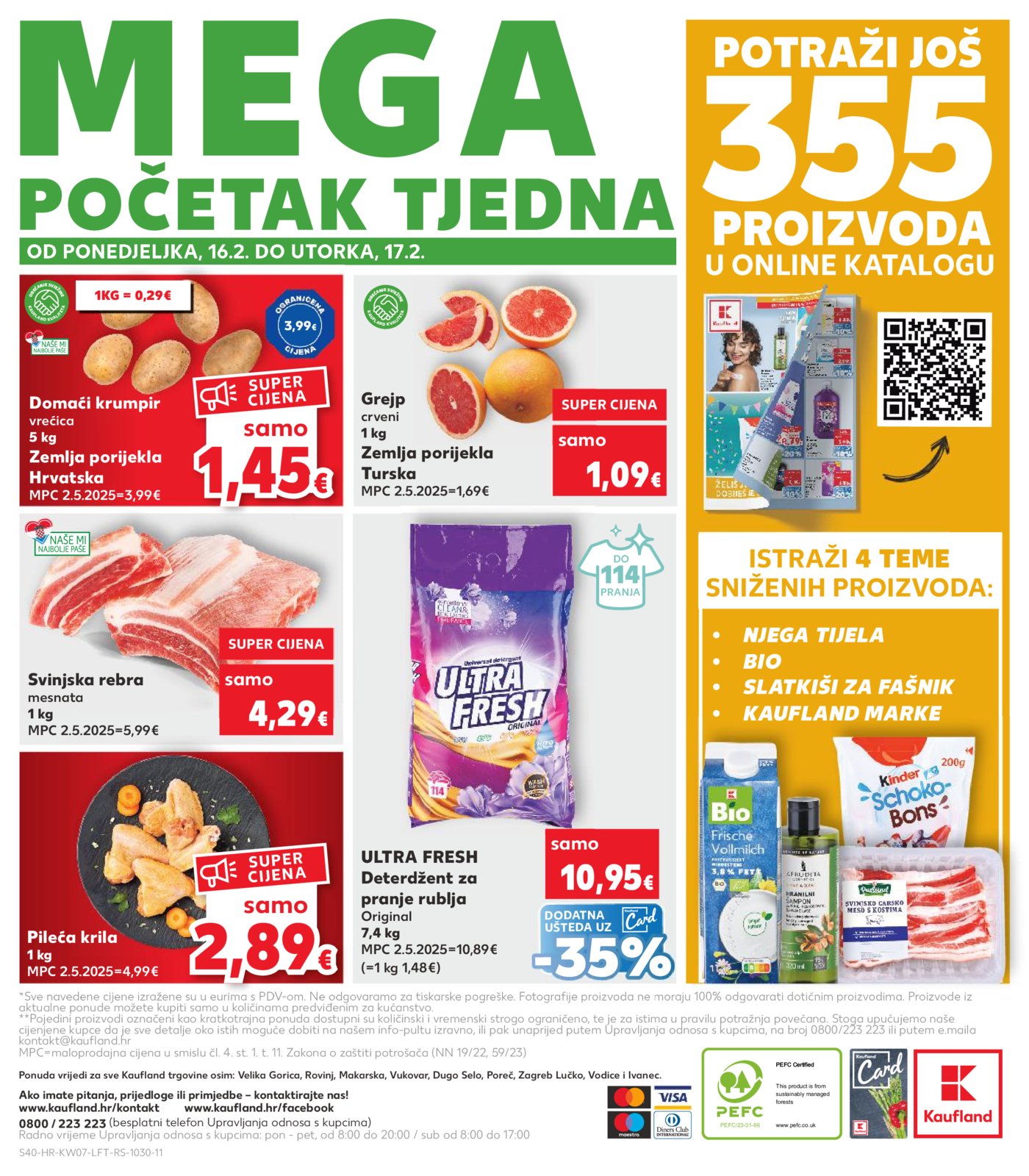 Kaufland katalog Akcija 11.02.-.17.02.2026. Odabrane poslovnice