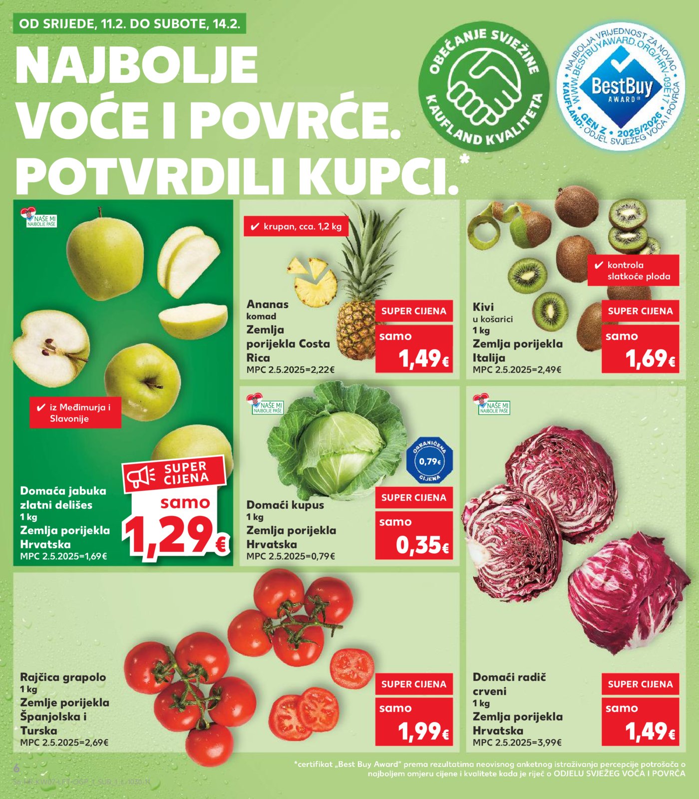 Kaufland katalog Akcija 11.02.-.17.02.2026. Odabrane poslovnice