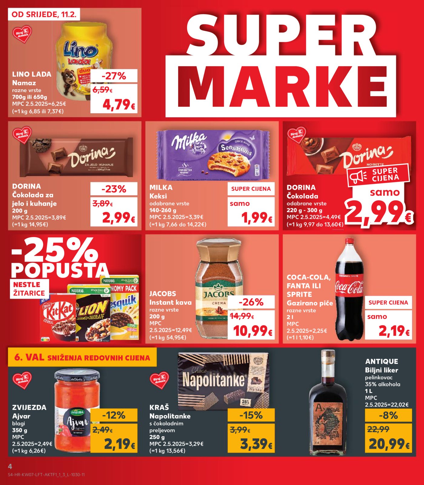 Kaufland katalog Akcija 11.02.-.17.02.2026. Vg, Po, Ro, Vo, Vu, DS, Ma, Iv, Lu