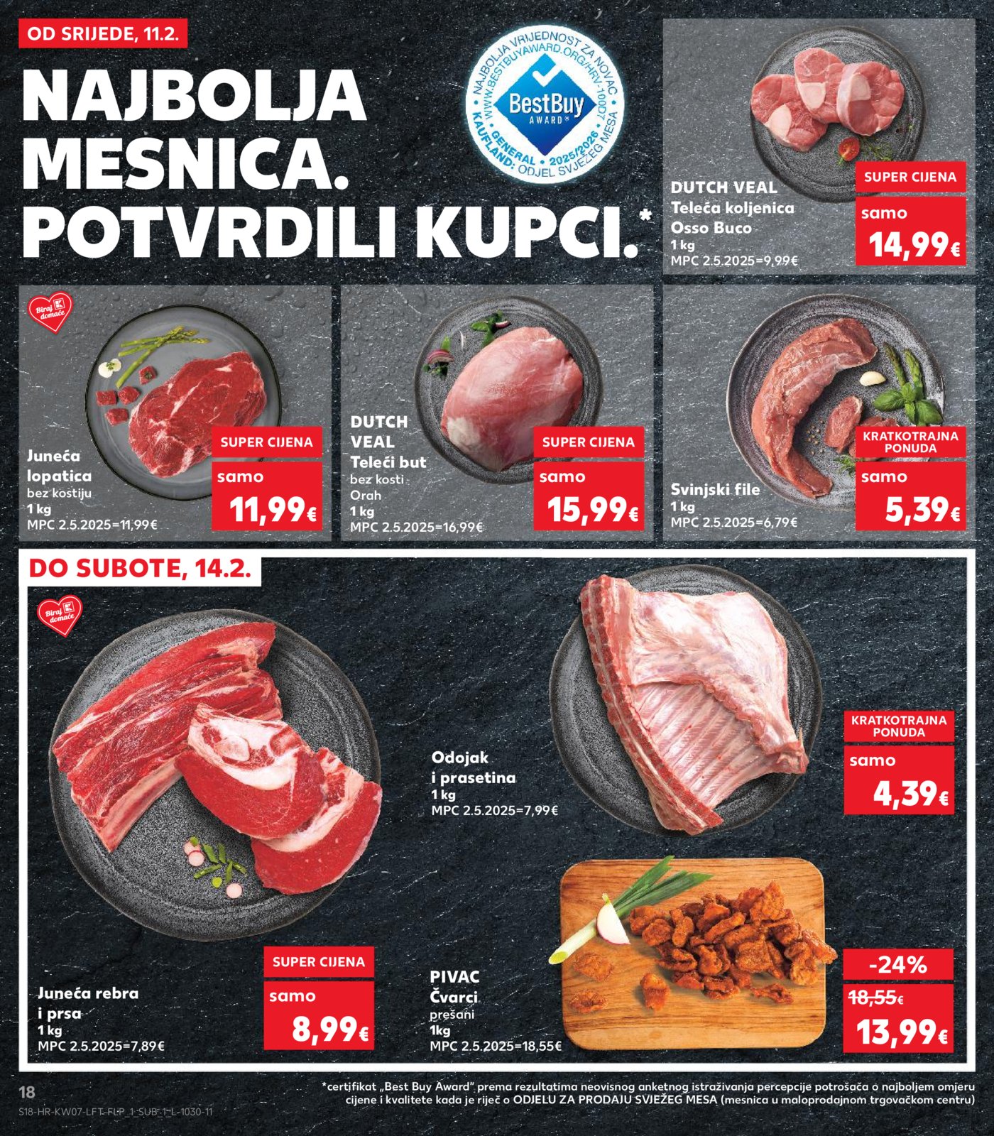 Kaufland katalog Akcija 11.02.-.17.02.2026. Vg, Po, Ro, Vo, Vu, DS, Ma, Iv, Lu