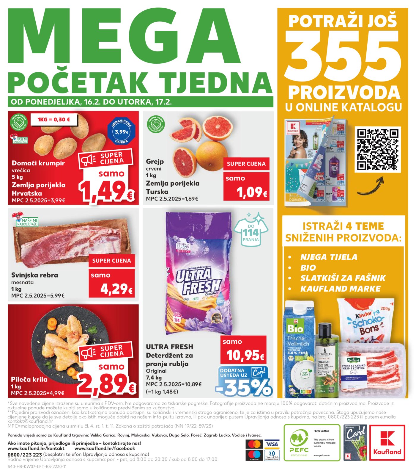 Kaufland katalog Akcija 11.02.-.17.02.2026. Vg, Po, Ro, Vo, Vu, DS, Ma, Iv, Lu