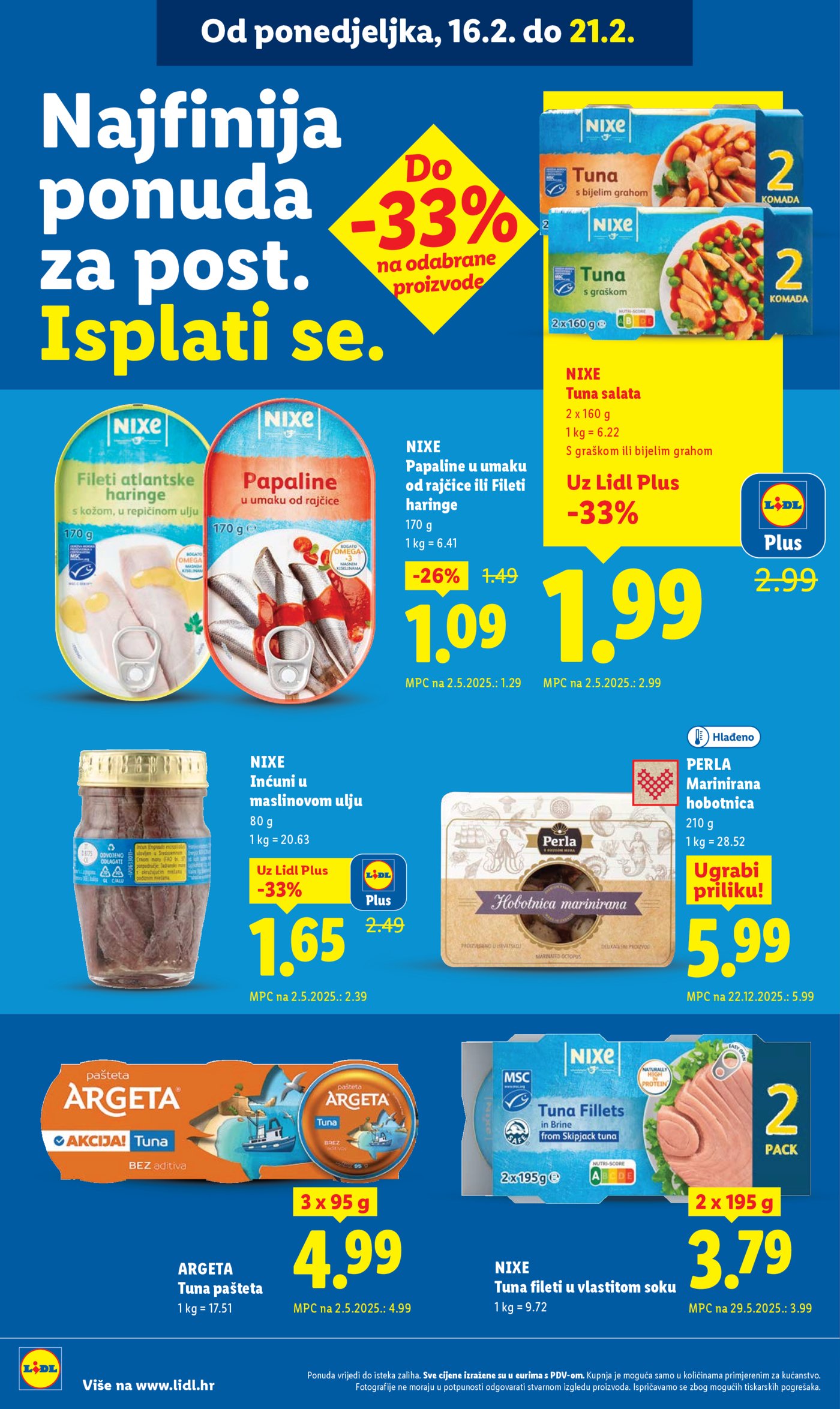 Lidl katalog Super ponuda 16.02.-21.02.2026.