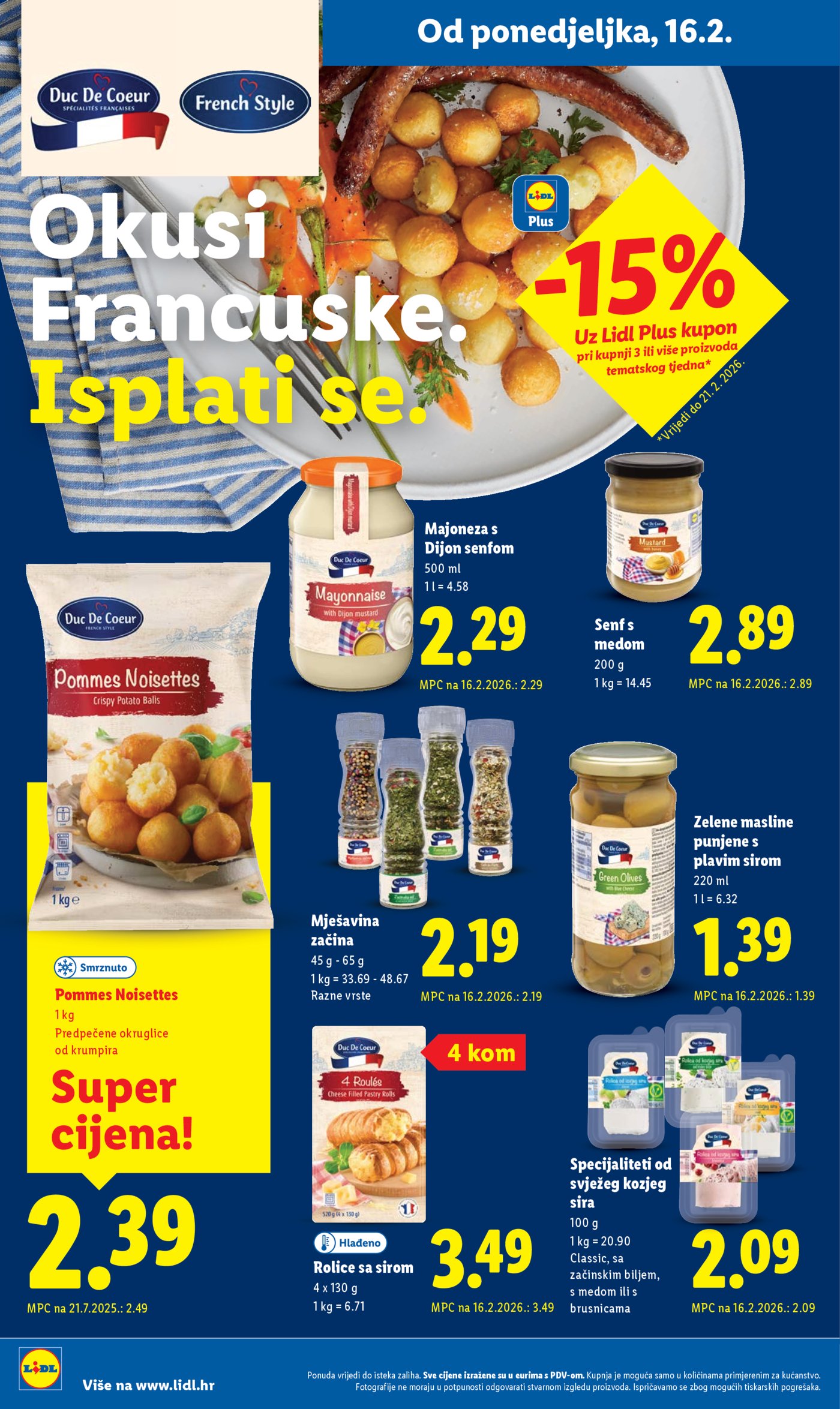 Lidl katalog Super ponuda 16.02.-21.02.2026.