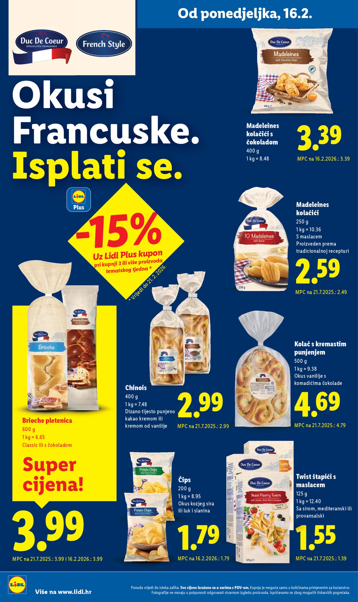 Lidl katalog Super ponuda 16.02.-21.02.2026.