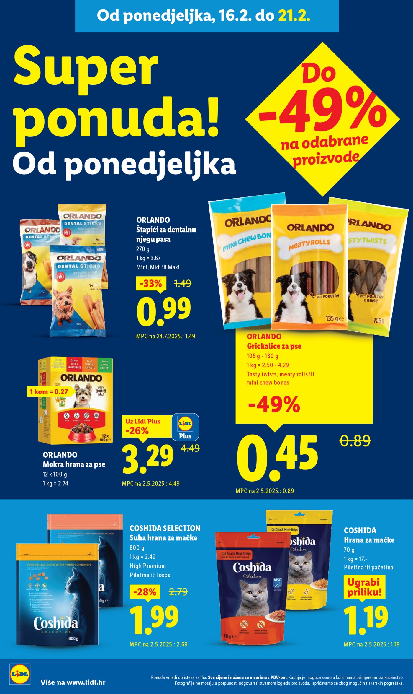 Lidl katalog Super ponuda 16.02.-21.02.2026.