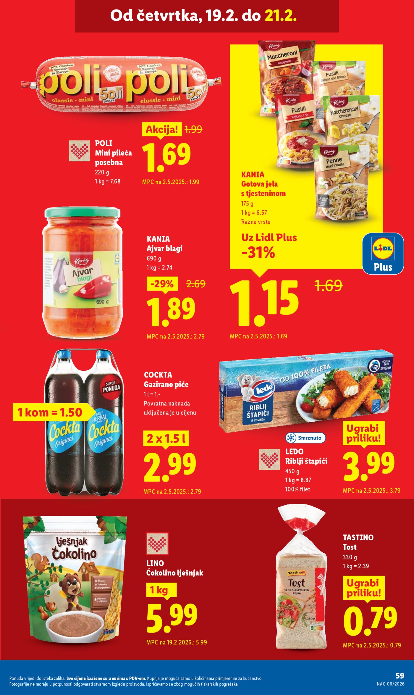 Lidl katalog Super ponuda 16.02.-21.02.2026.