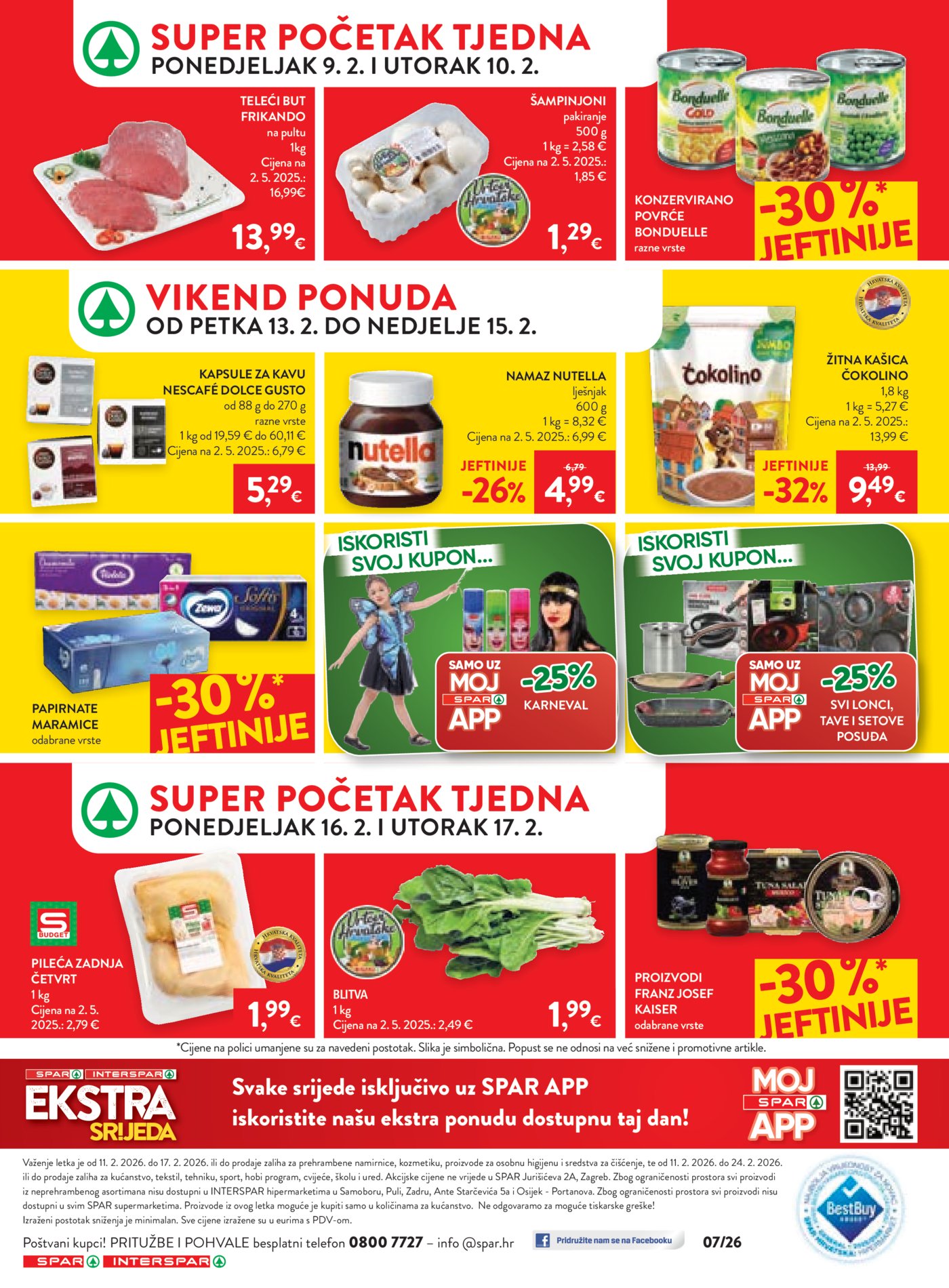 SPAR INTERSPAR katalog Akcija 11.02. - 17.02.2026