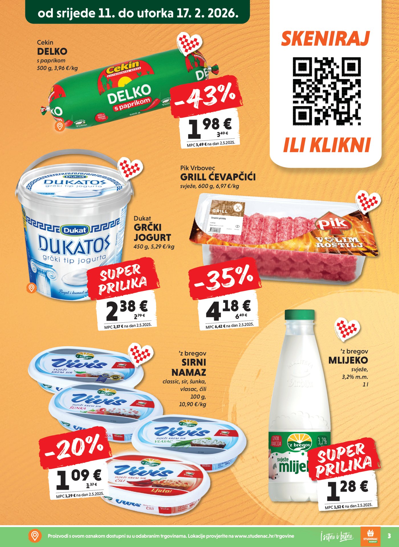Studenac katalog Moj Studenac 11.02.-17.02.2026.