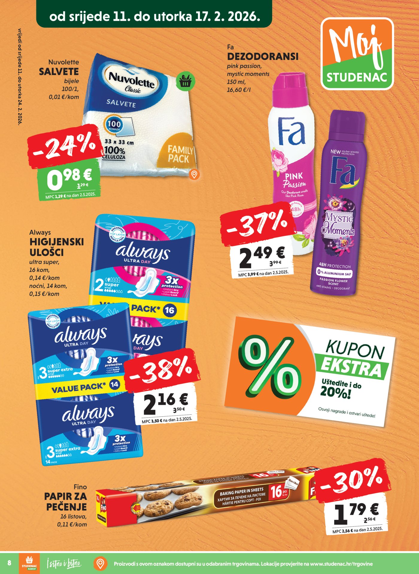 Studenac katalog Moj Studenac 11.02.-17.02.2026.