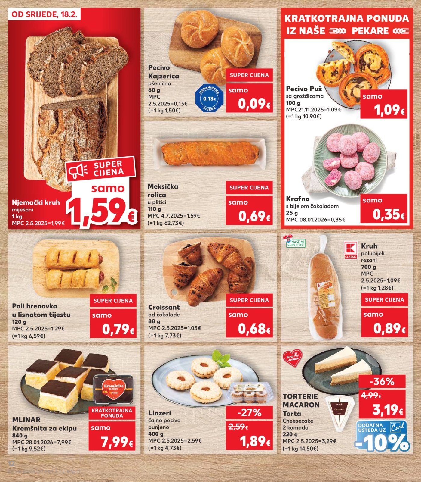 Kaufland katalog Akcija 18.02.-24.02.2026. Odabrane poslovnice