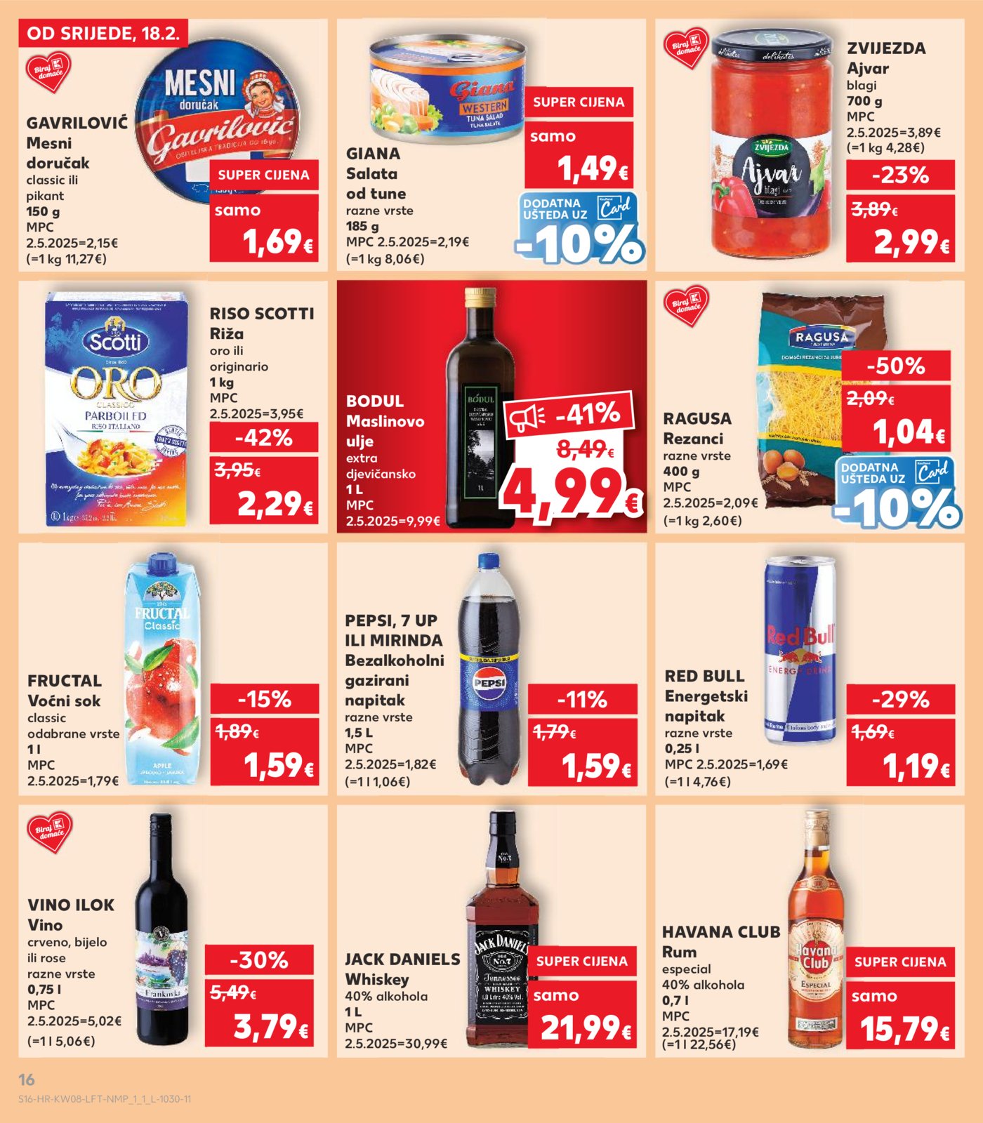 Kaufland katalog Akcija 18.02.-24.02.2026. Odabrane poslovnice