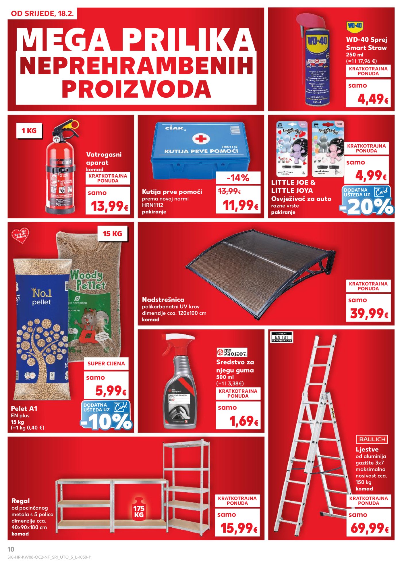 Kaufland katalog Neprehrambenih proizvoda 18.02.-24.02.2026. Odabrane poslovnice