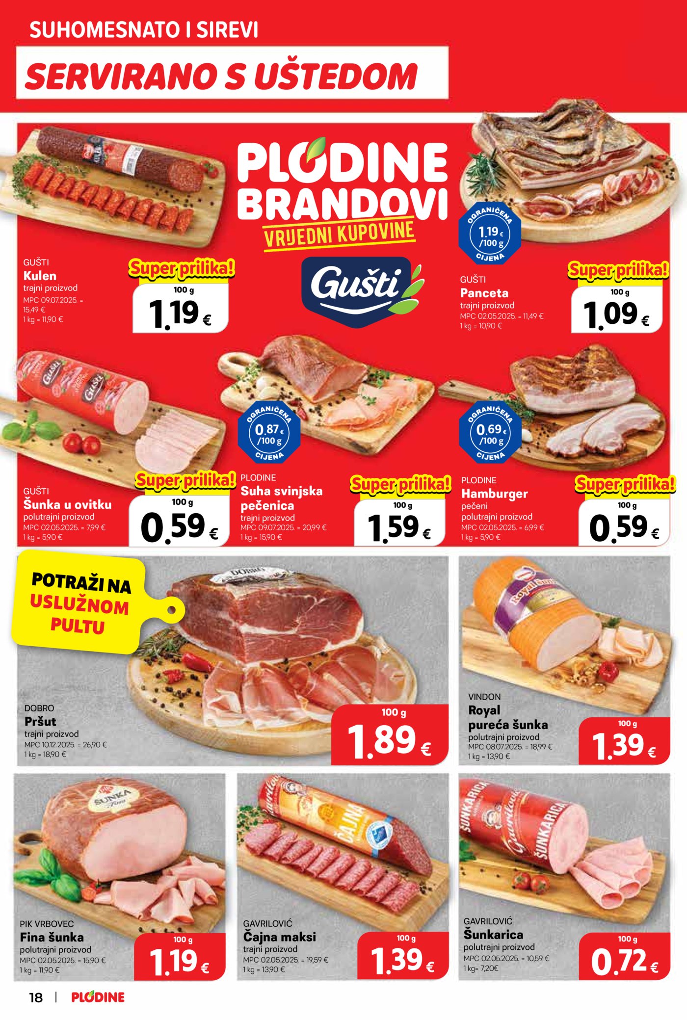 Plodine katalog Akcija 18.02.-24.02.2026.