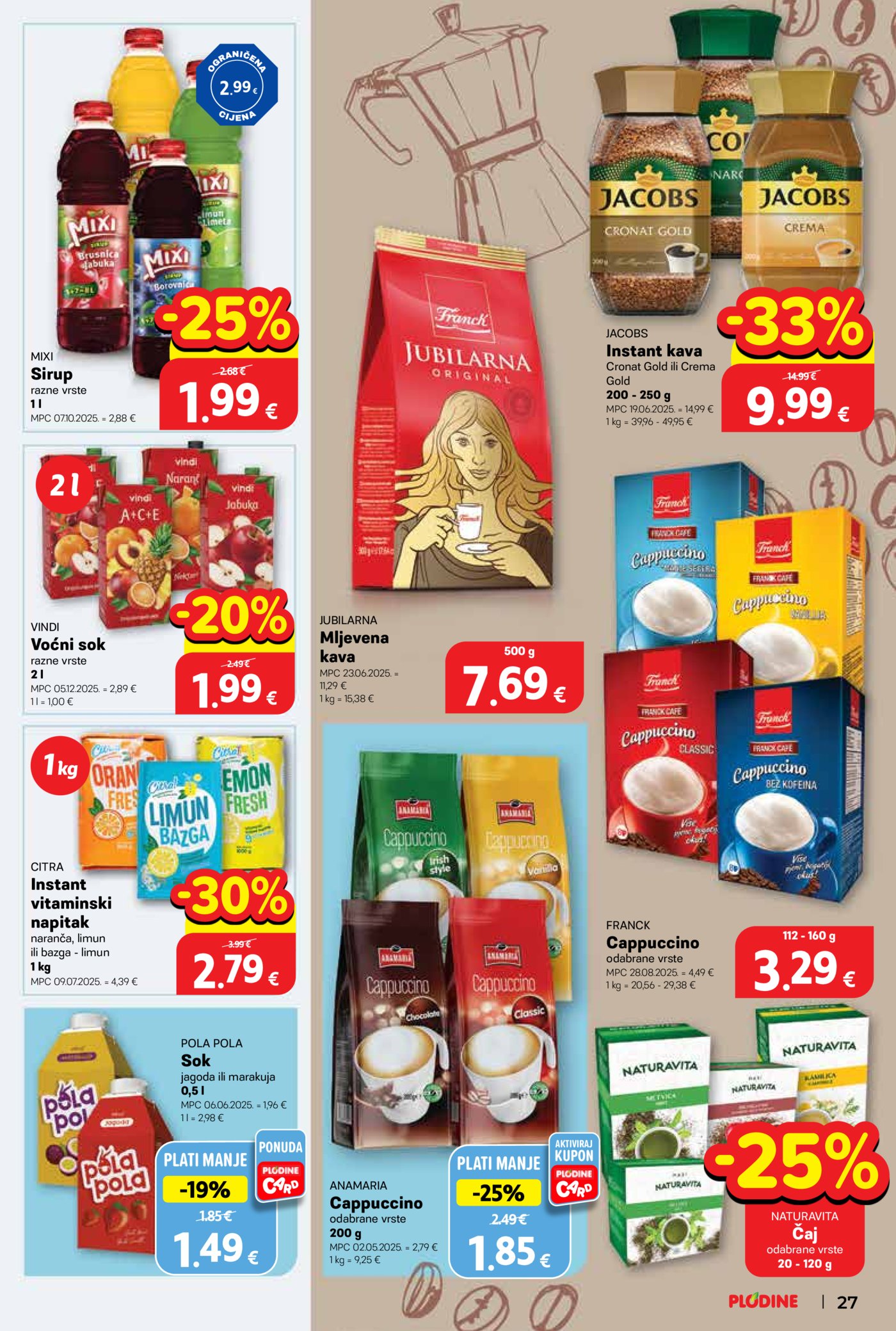 Plodine katalog Akcija 18.02.-24.02.2026.
